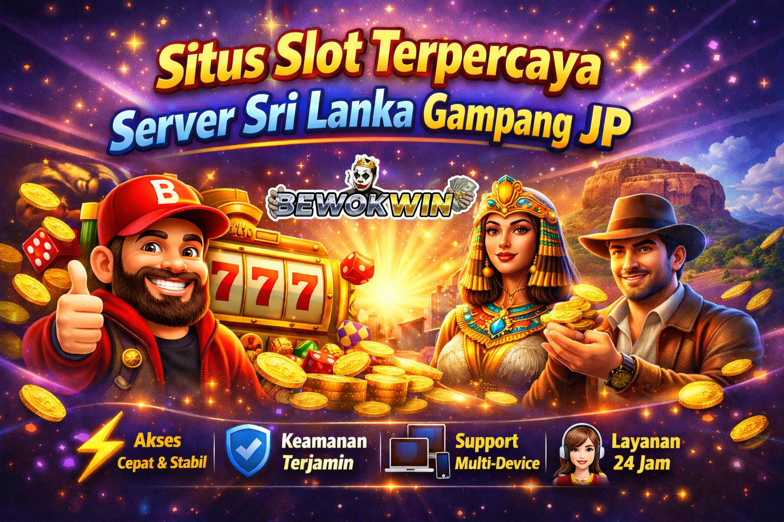 BEWOKWIN # Situs Slot Server Jepang Terpercaya dengan Akun Pro Gampang JP image 1