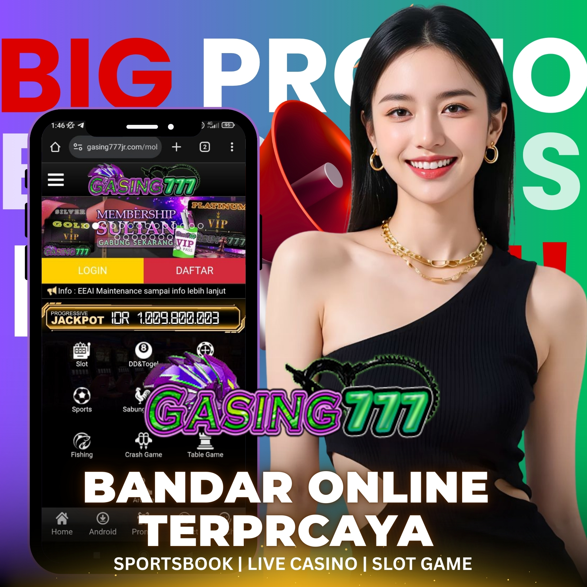 Gasing777 # Bandar Online Casino & Slot777 Terbesar No.1 di Asia
