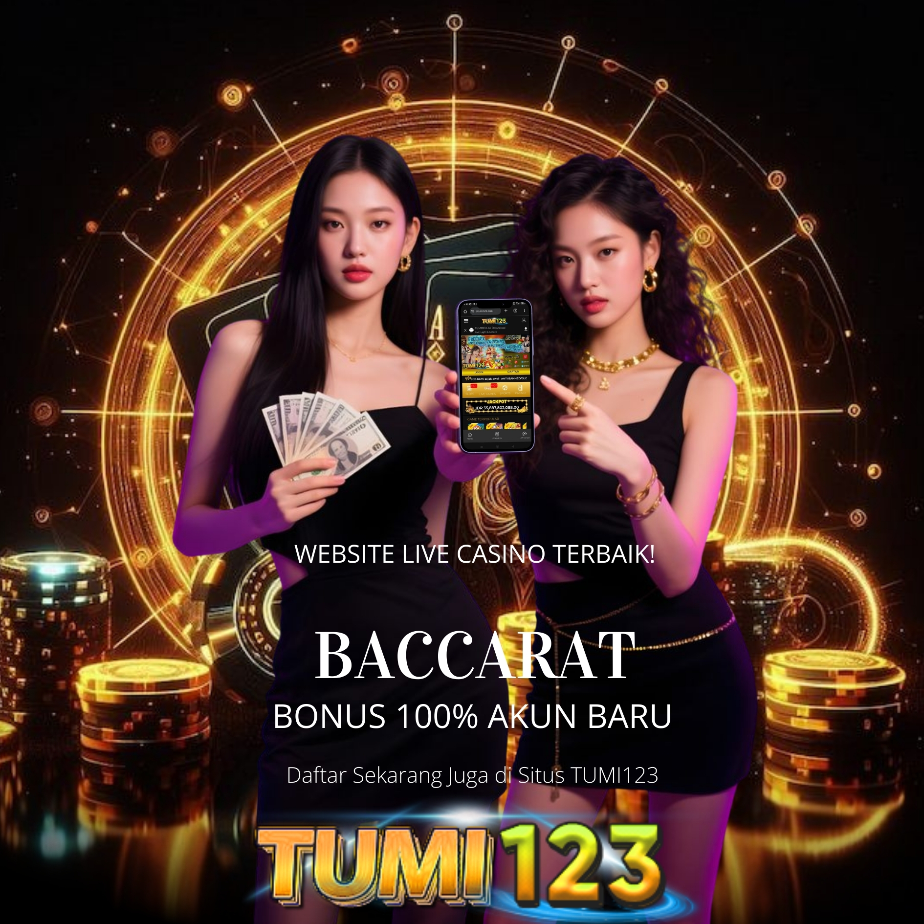 Galeri foto TUMI123 # Website Live Casino Terbaik Dengan Bonus 100%! di Jakarta
