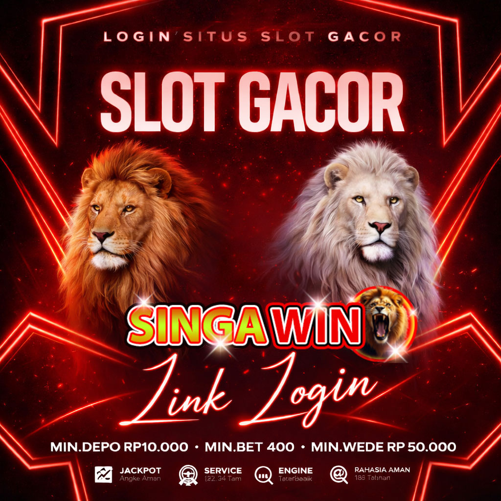 Sertifikat, penghargaan, tanda, atau dokumen yang dipajang di SINGAWIN 7 Langkah Menuju Cuan Bermain Game Online 2026