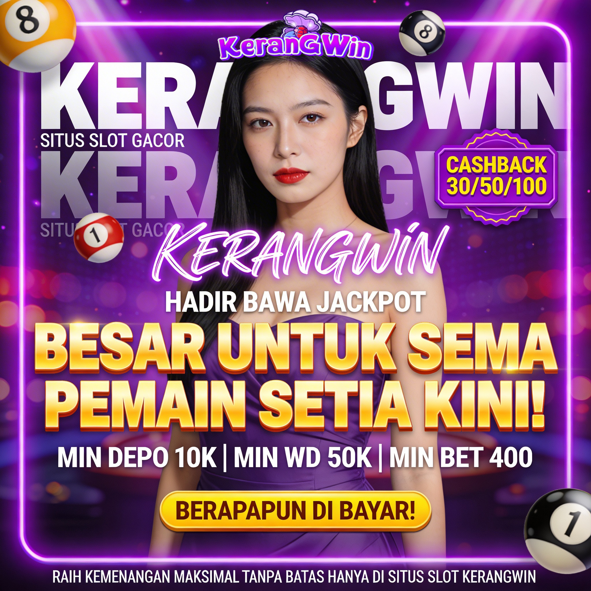 KERANGWIN # Hadir Bawa Jackpot Besar untuk Semua Pemain Setia Kini!