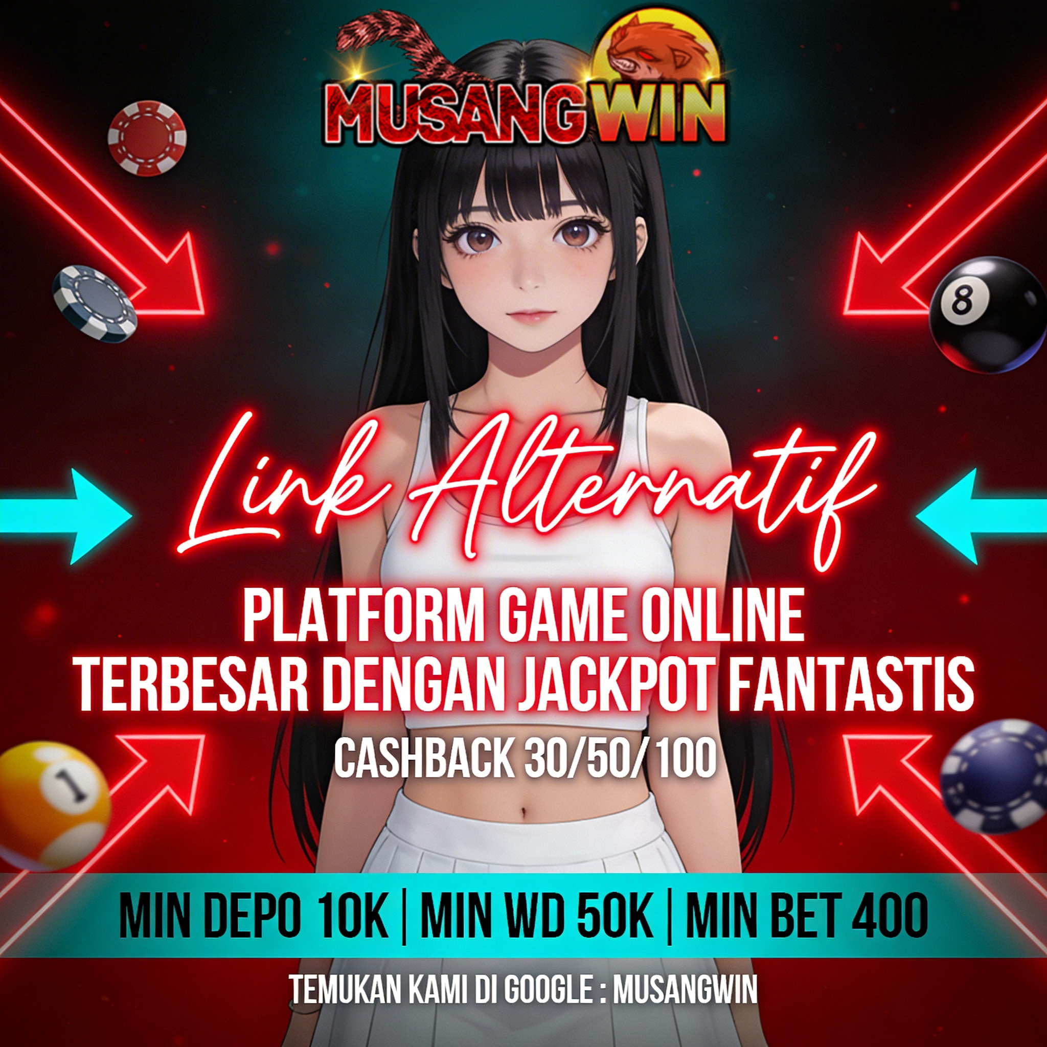 MUSANGWIN $ Platform Game Online Terbesar dengan Jackpot Fantastis