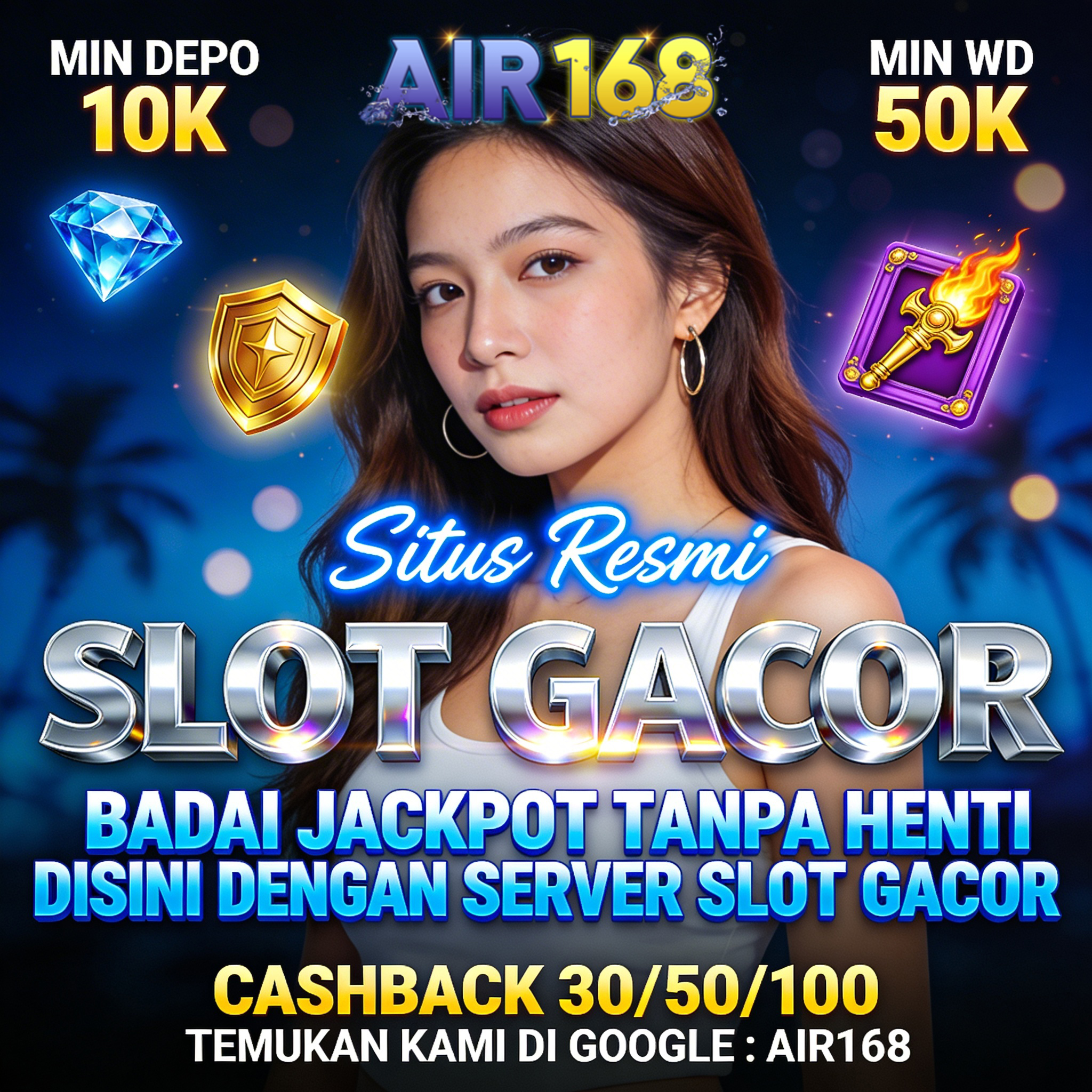 AIR168 # Badai Jackpot Tanpa Henti Disini Dengan Server Slot Gacor