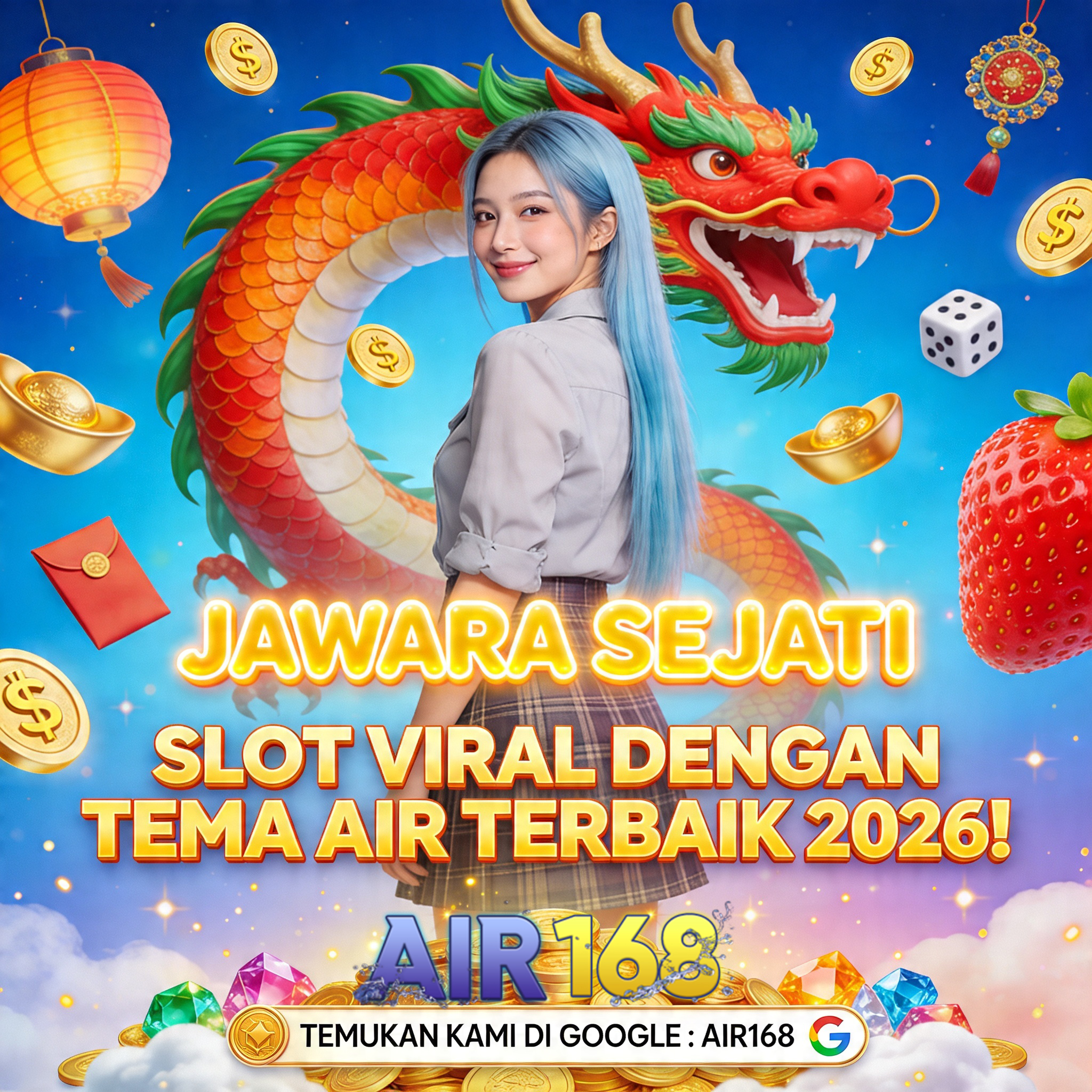 AIR168 # Jawara Sejati Slot Viral Dengan Tema Air Terbaik 2026!