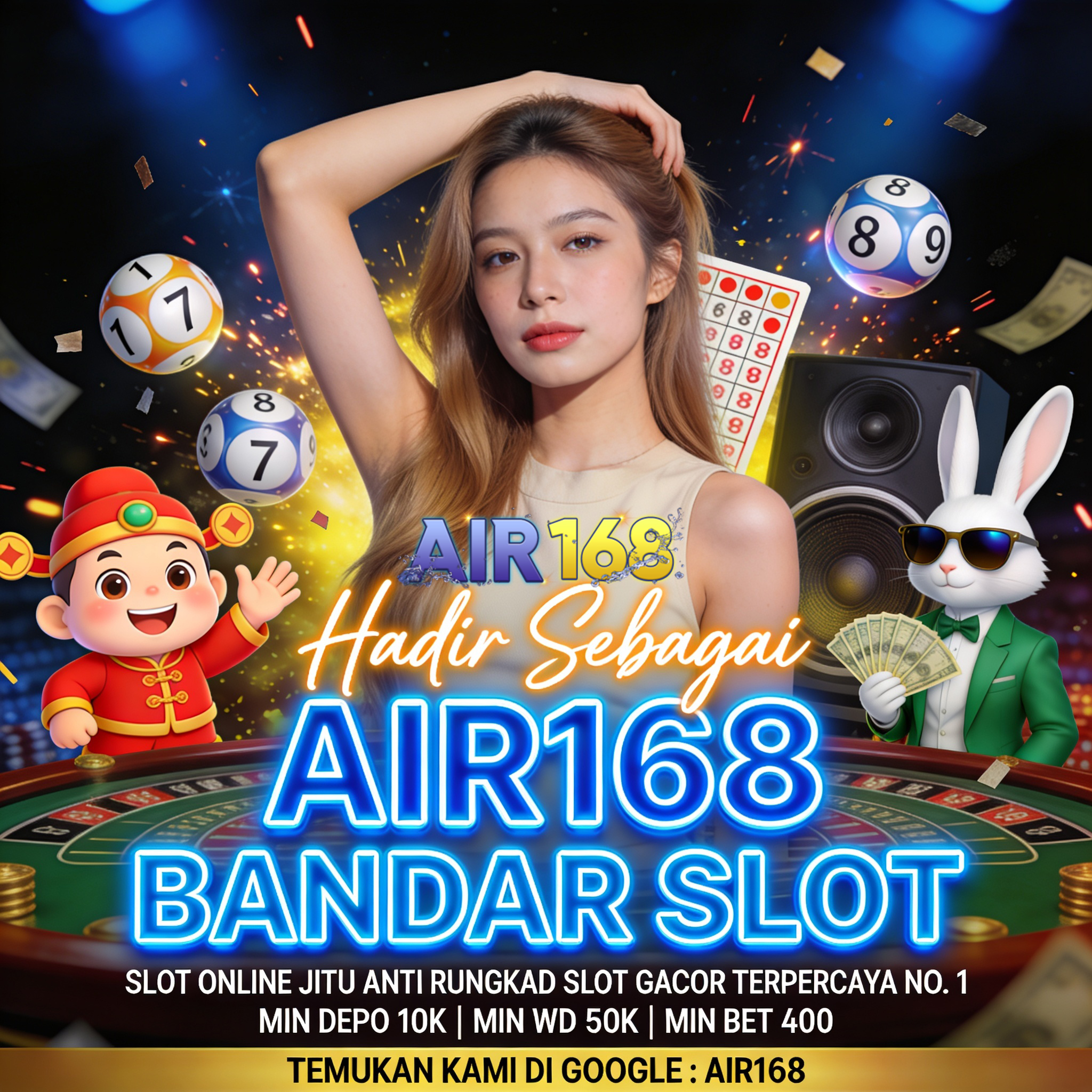 AIR168 # Game Tembak Ikan Terpercaya dengan Jackpot Paus Melimpah