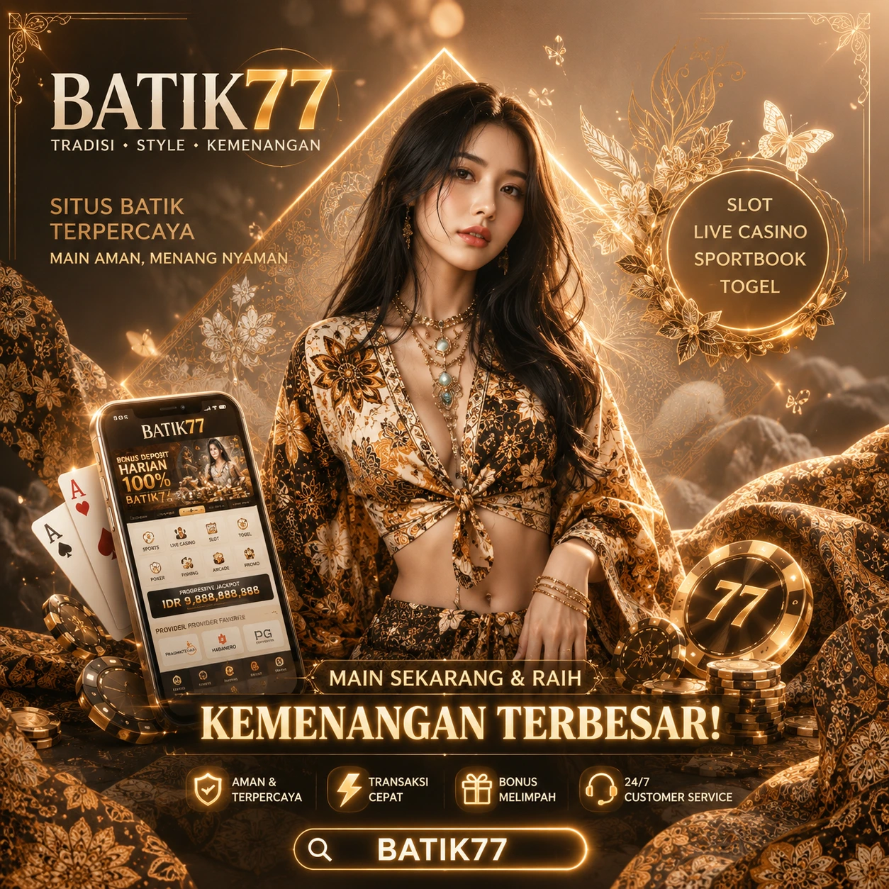 BATIK77 ⚔️ Situs resmi Slot777 Gak Perlu Ribet, Langsung Main Aja!