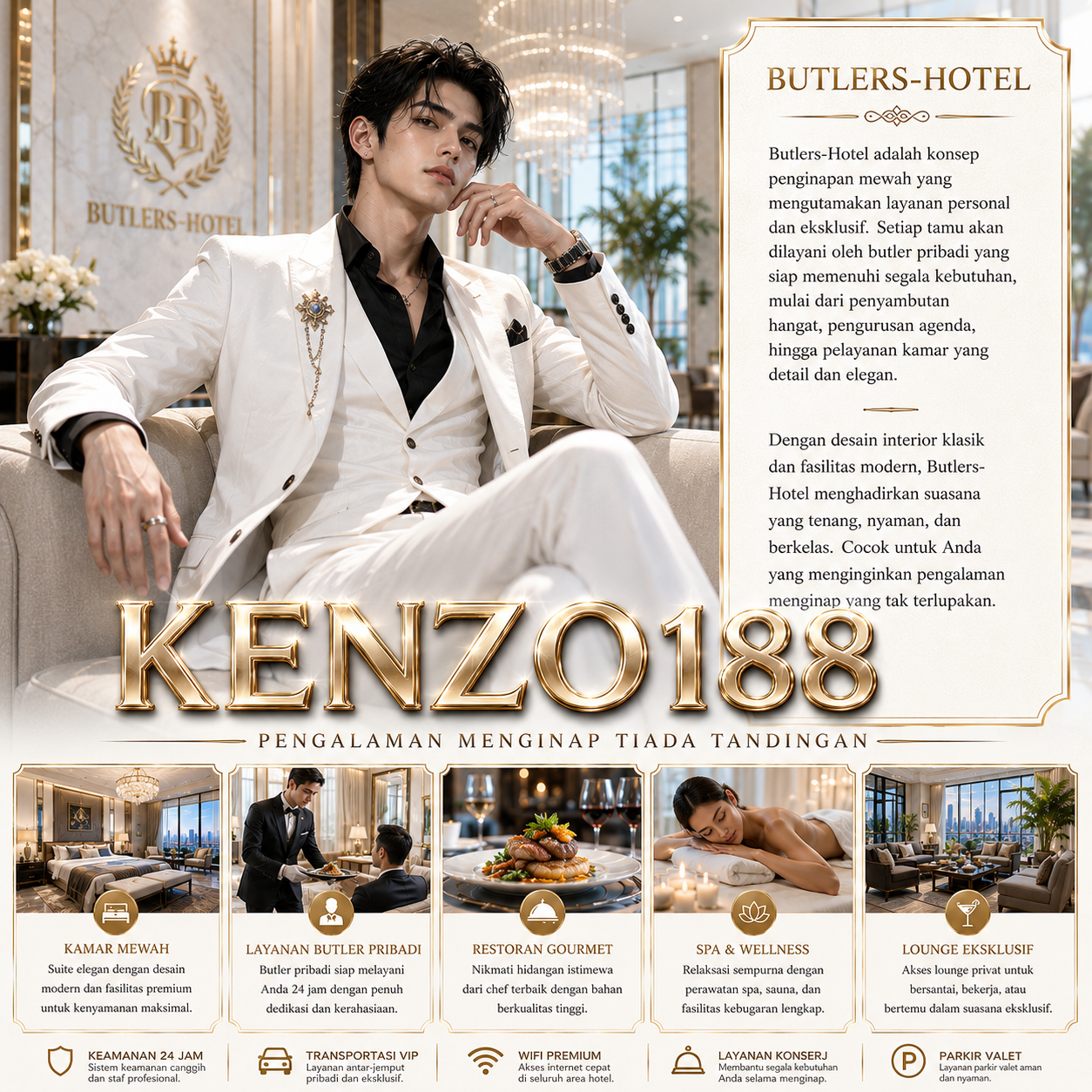 KENZO188 – Butlers Hotel: Pengalaman Menginap Premium dengan Layanan Eksklusif in Medan
