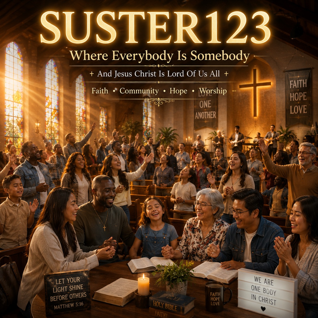 SUSTER123 | Where Everybody Is Somebody and Jesus Christ Is Lord Of Us All