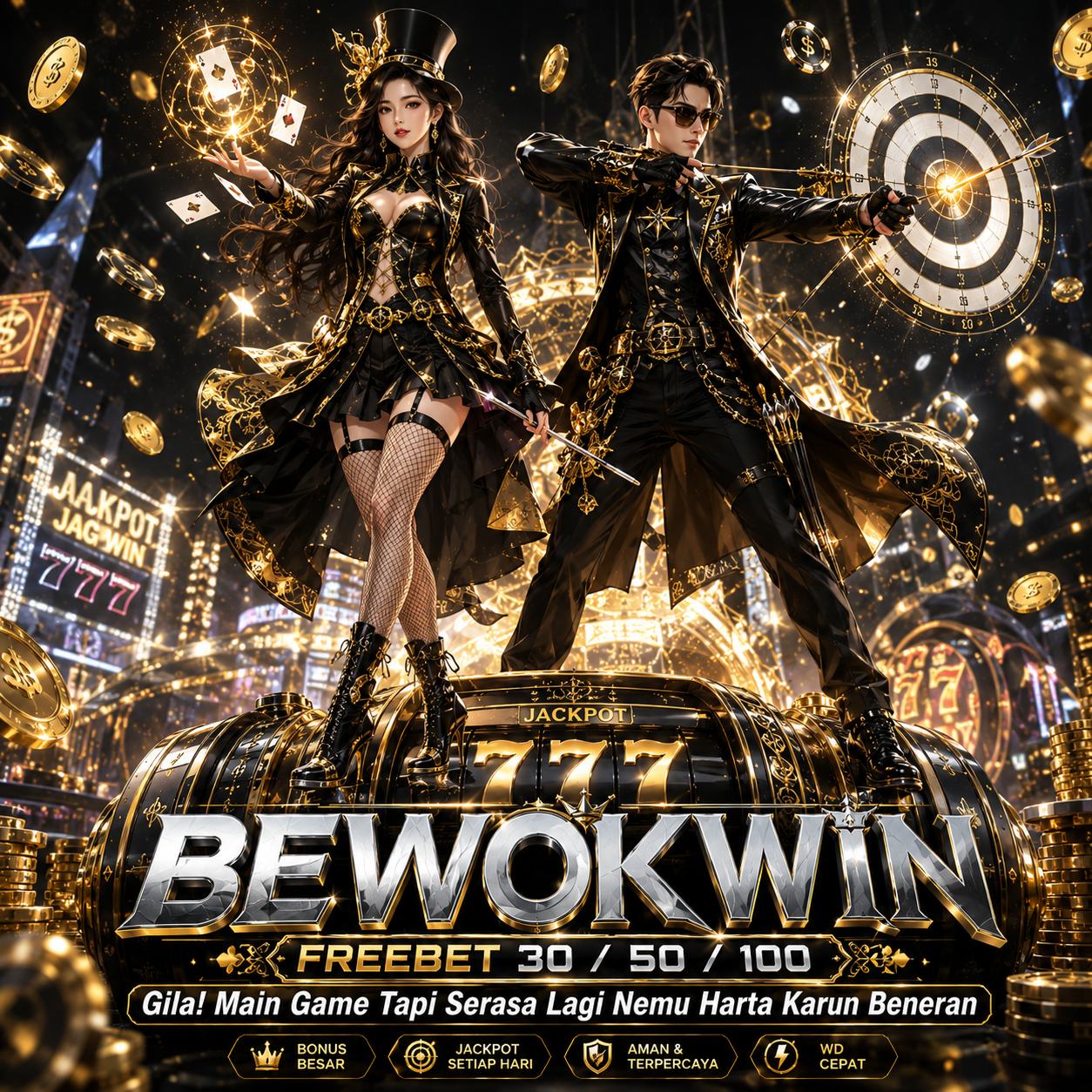 BEWOKWIN 🏆 Gila! Main Game Tapi Serasa Lagi Nemu Harta Karun Beneran