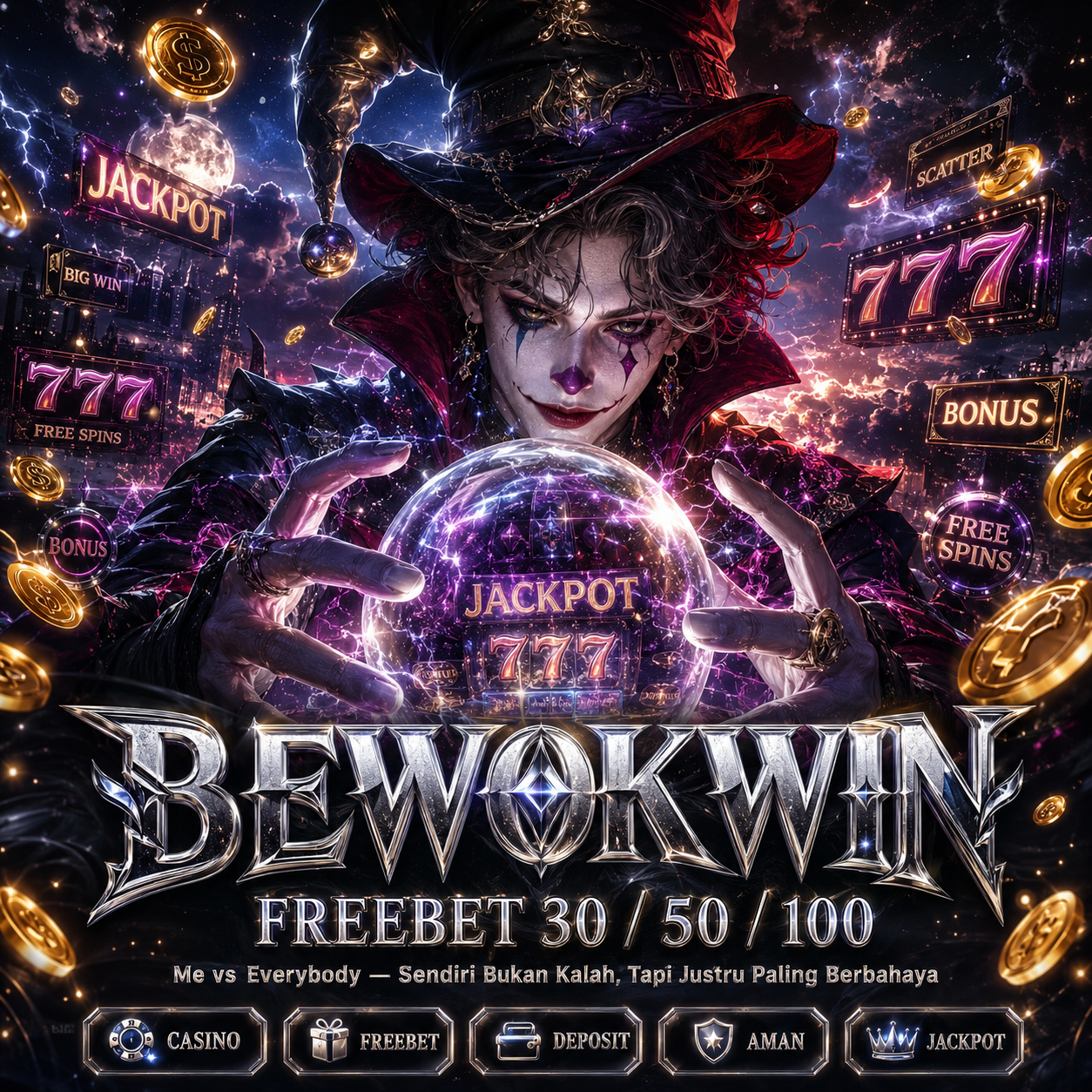 BEWOKWIN 🎯 Me vs Everybody — Sendiri Bukan Kalah, Tapi Justru Paling Berbahaya