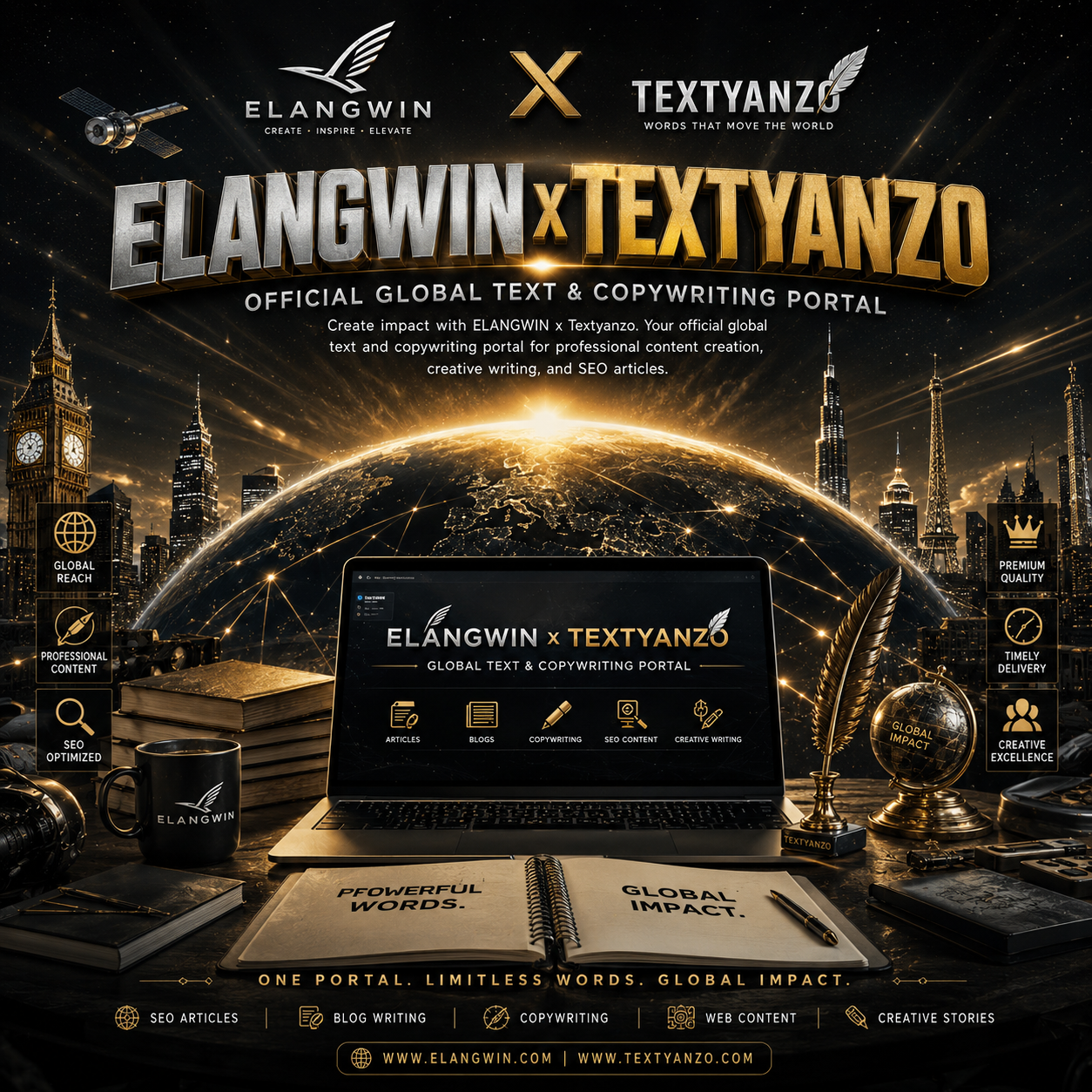 ELANGWIN x Textyanzo » Official Global Text & Copywriting Portal