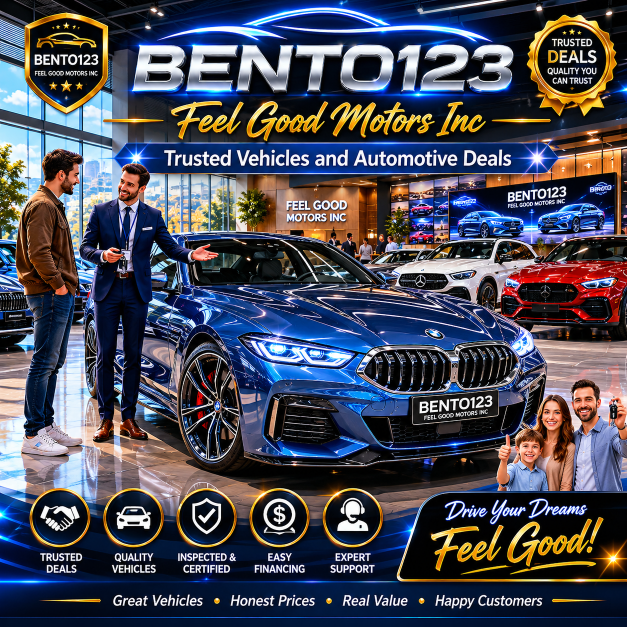 BENTO123 - Feel Good Motors Inc | Trusted Vehicles and Automotive Deals