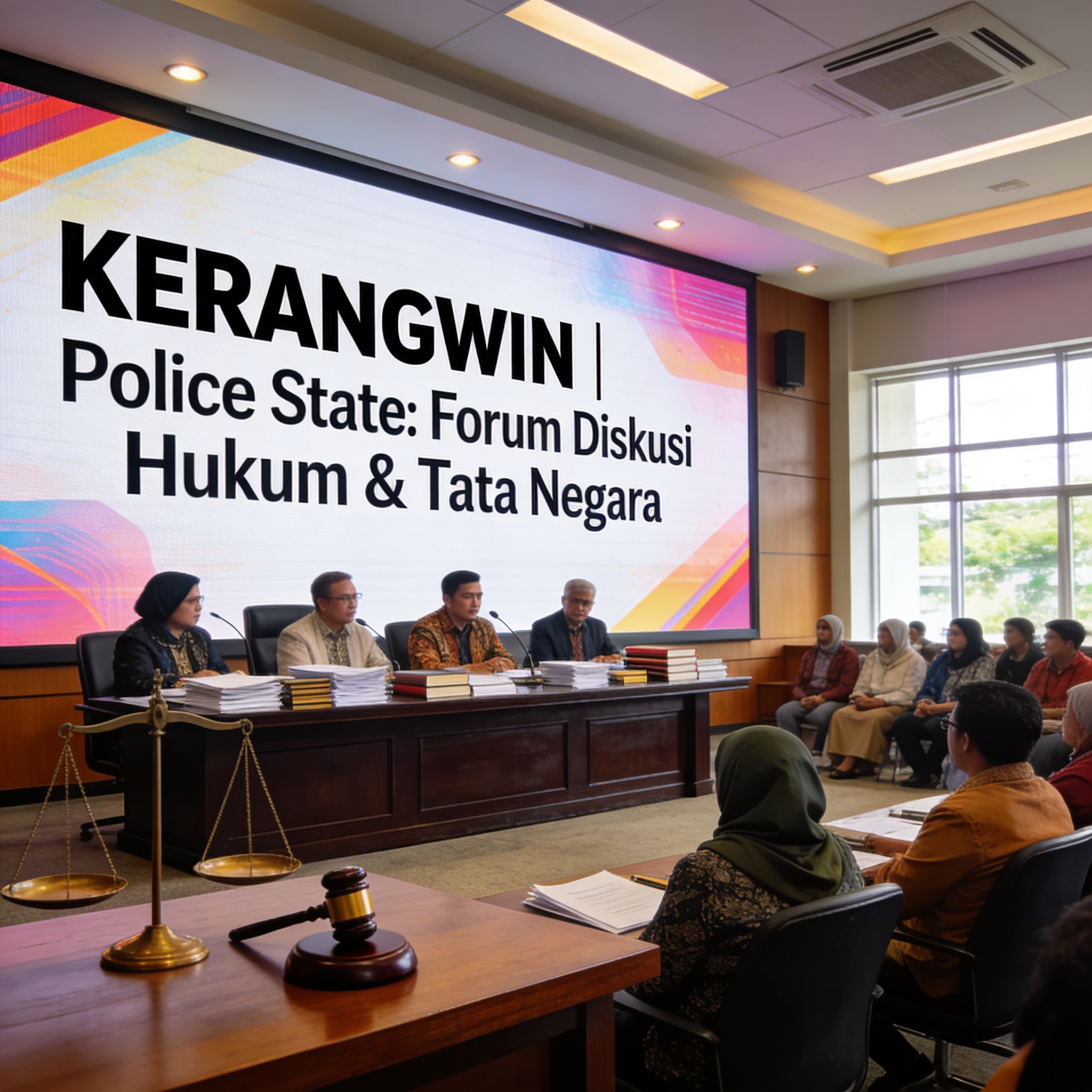 Sertifikat, penghargaan, tanda, atau dokumen yang dipajang di KERANGWIN | Police State: Forum Diskusi Hukum & Tata Negara