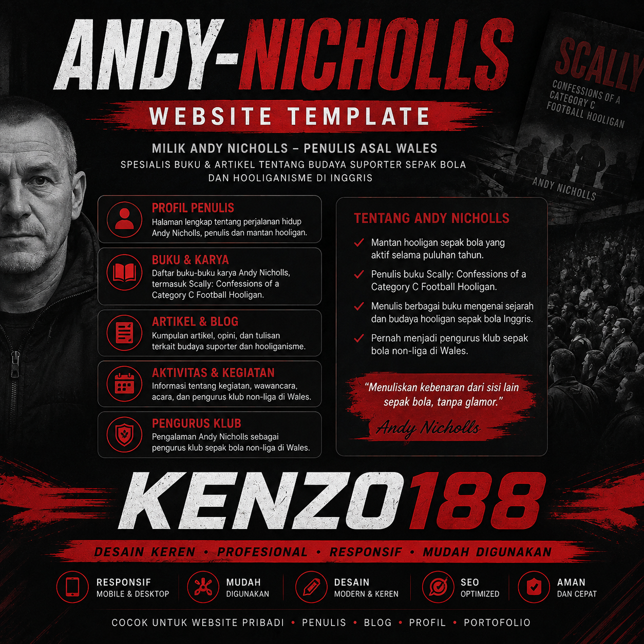 Galeri foto KENZO188 Mengupas Karya dan Perjalanan Hidup Andy Nicholls di Mahjong