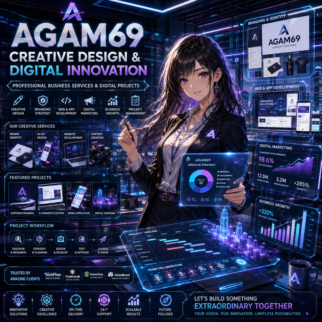 AGAM69 – Creative Design, Digital Projects & Professional Business Services