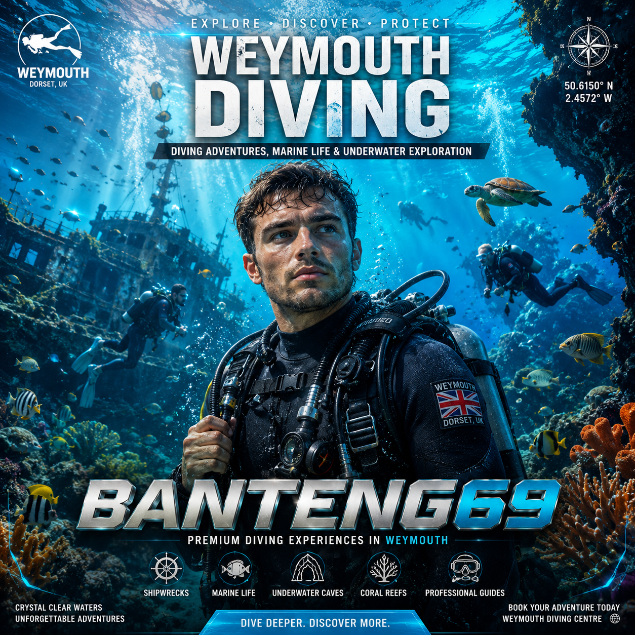 BANTENG69 – Weymouth Diving | Diving Adventures, Marine Life & Underwater Exploration