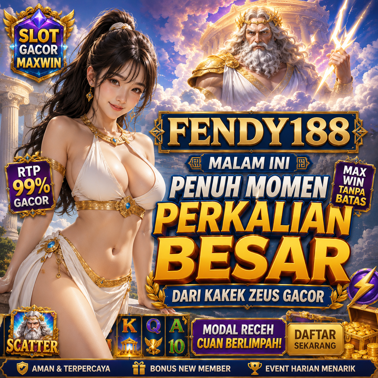 FENDY188 | Malam Ini Penuh Momen Perkalian Besar dari Kakek Zeus Gacor