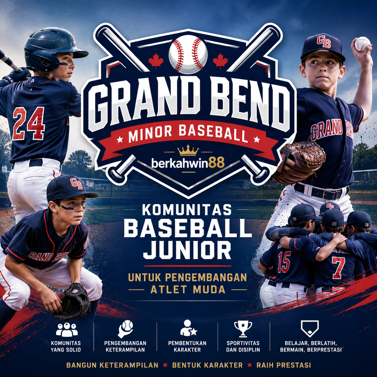 Grand Bend Minor Baseball berkahwin88 | Komunitas Baseball Junior untuk Pengembangan Atlet Muda