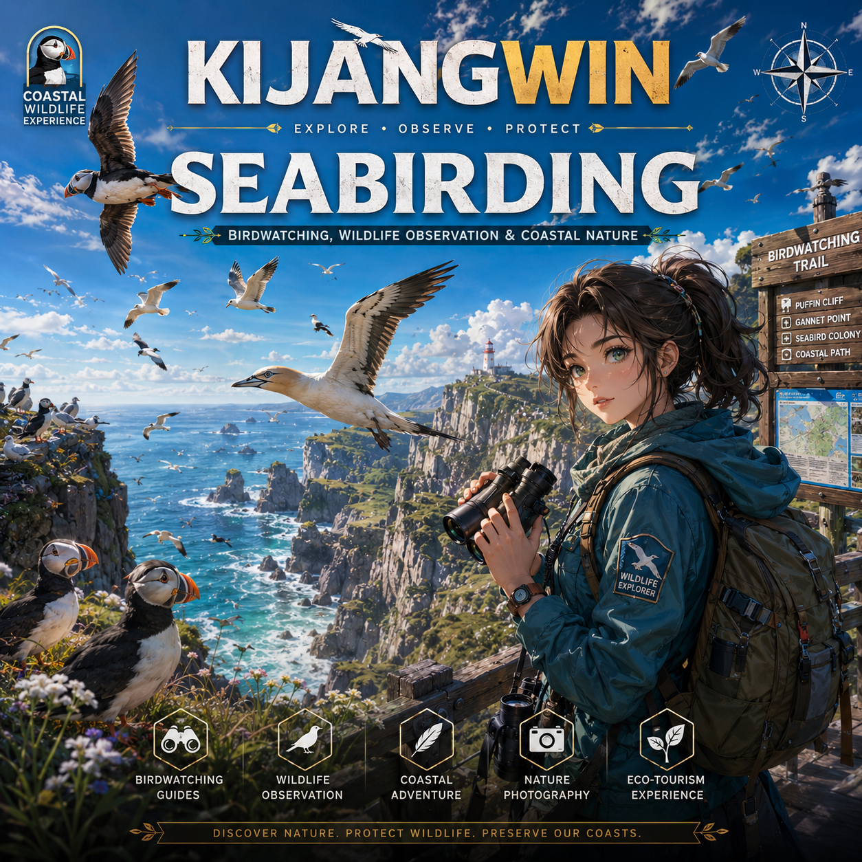 KIJANGWIN – Seabirding | Birdwatching, Wildlife Observation & Coastal Nature