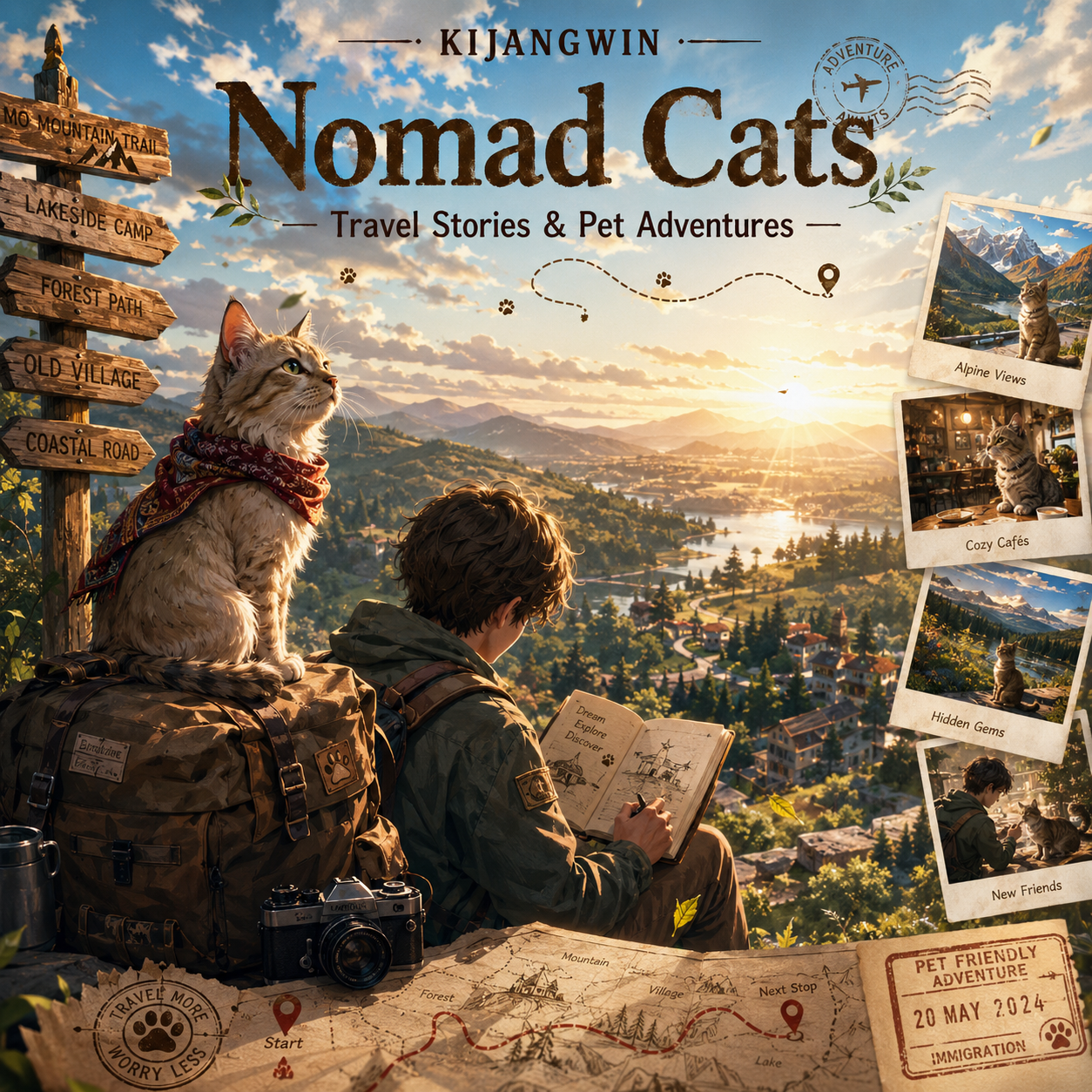 KIJANGWIN – Nomad Cats Travel Stories & Pet Adventures