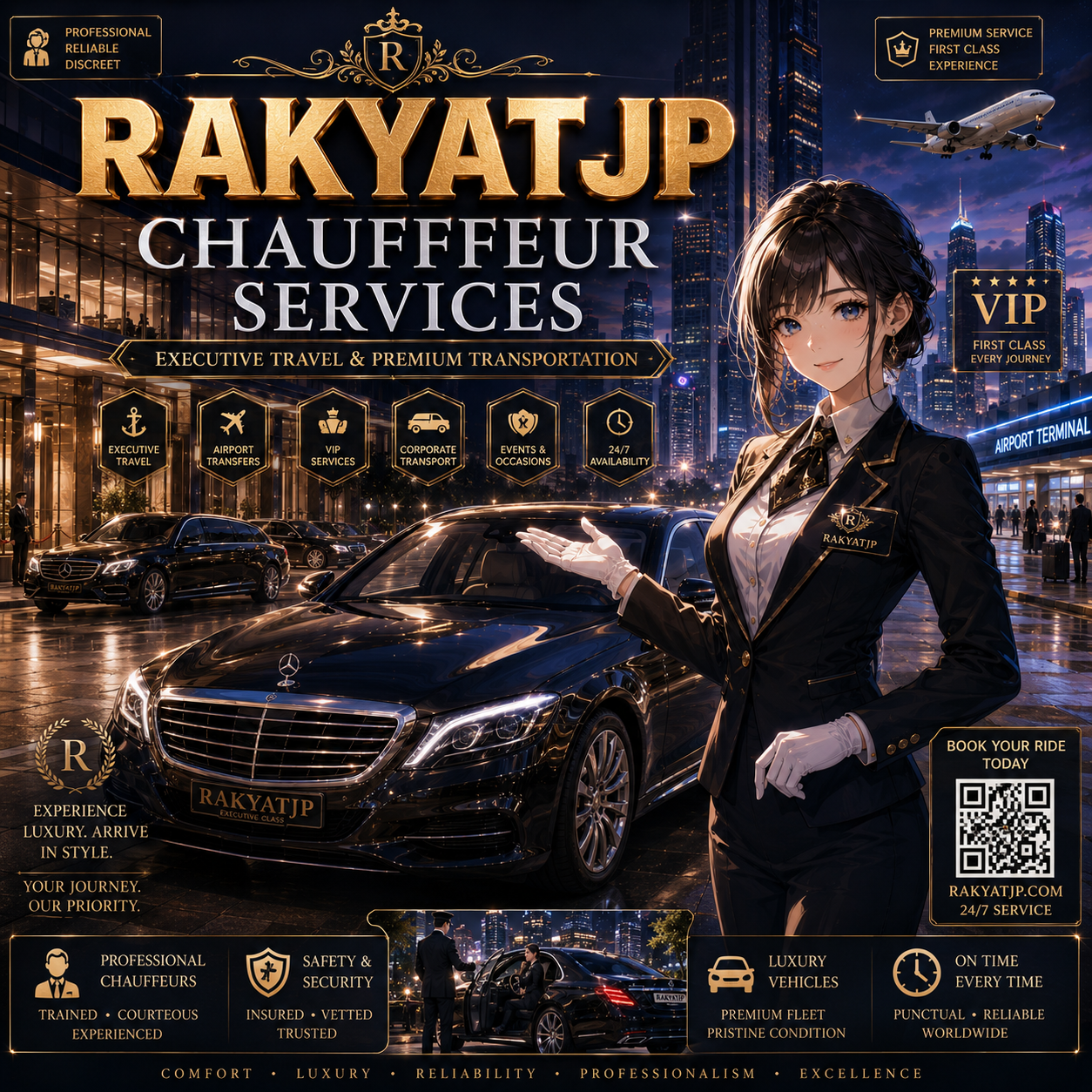 RAKYATJP – Chauffeur Services, Executive Travel & Premium Transportation