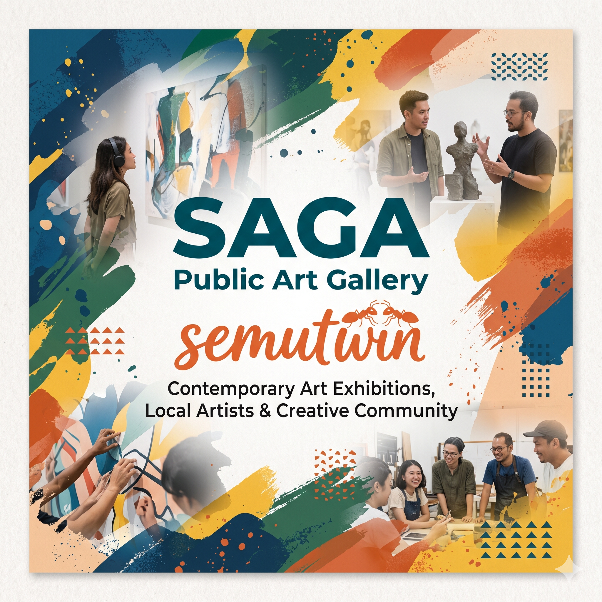 SAGA Public Art Gallery semutwin | Contemporary Art Exhibitions, Local Artists & Creative Community