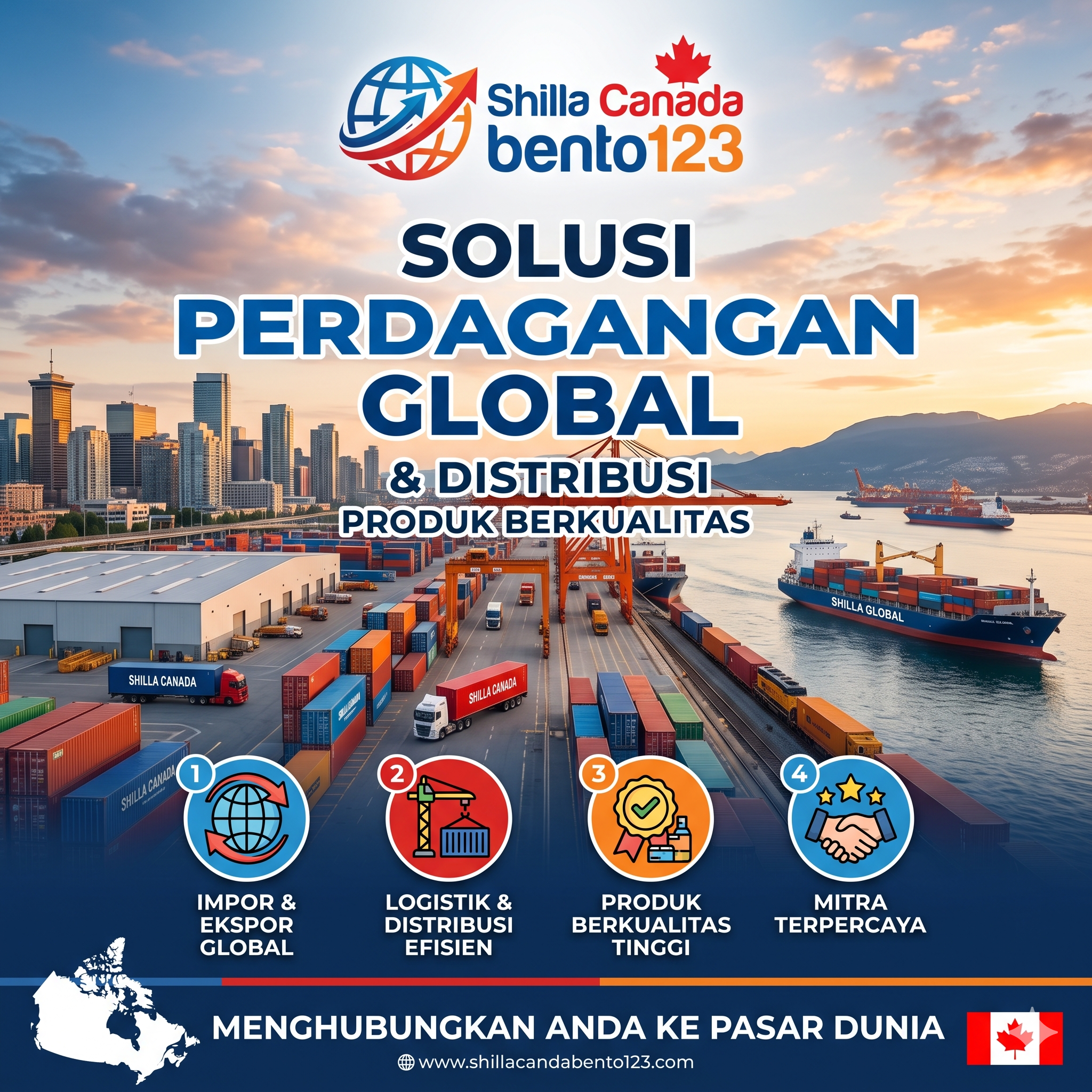 Shilla Canada bento123 | Solusi Perdagangan Global & Distribusi Produk Berkualitas