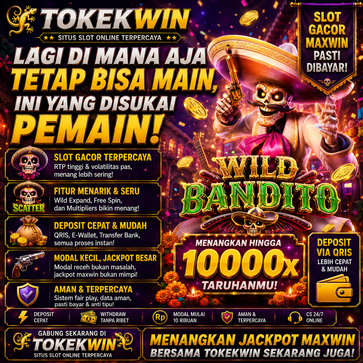 TOKEKWIN Lagi di Mana Aja Tetap Bisa Main