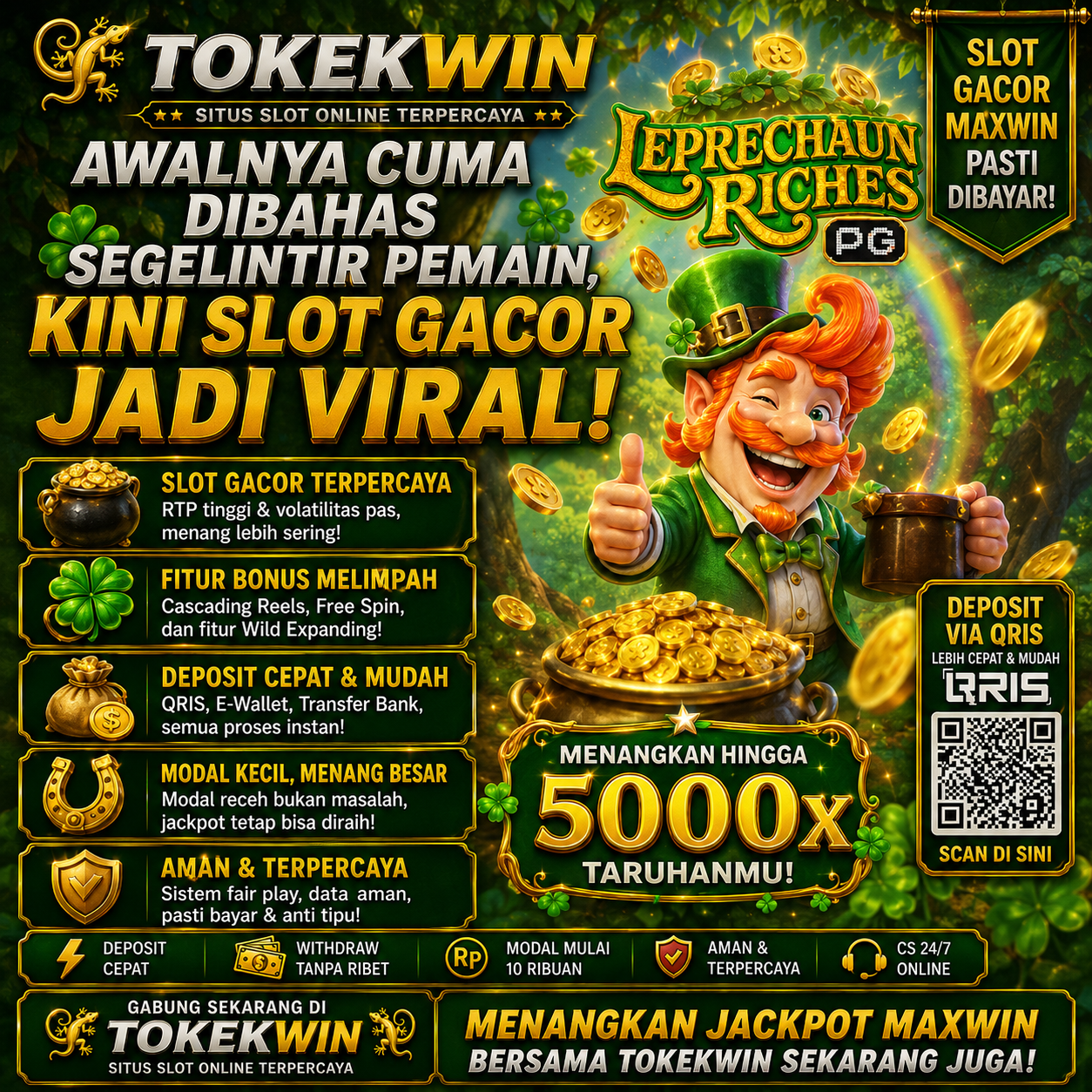 TOKEKWIN | Awalnya Cuma Dibahas Segelintir Pemain, Kini Slot Gacor Jadi Viral