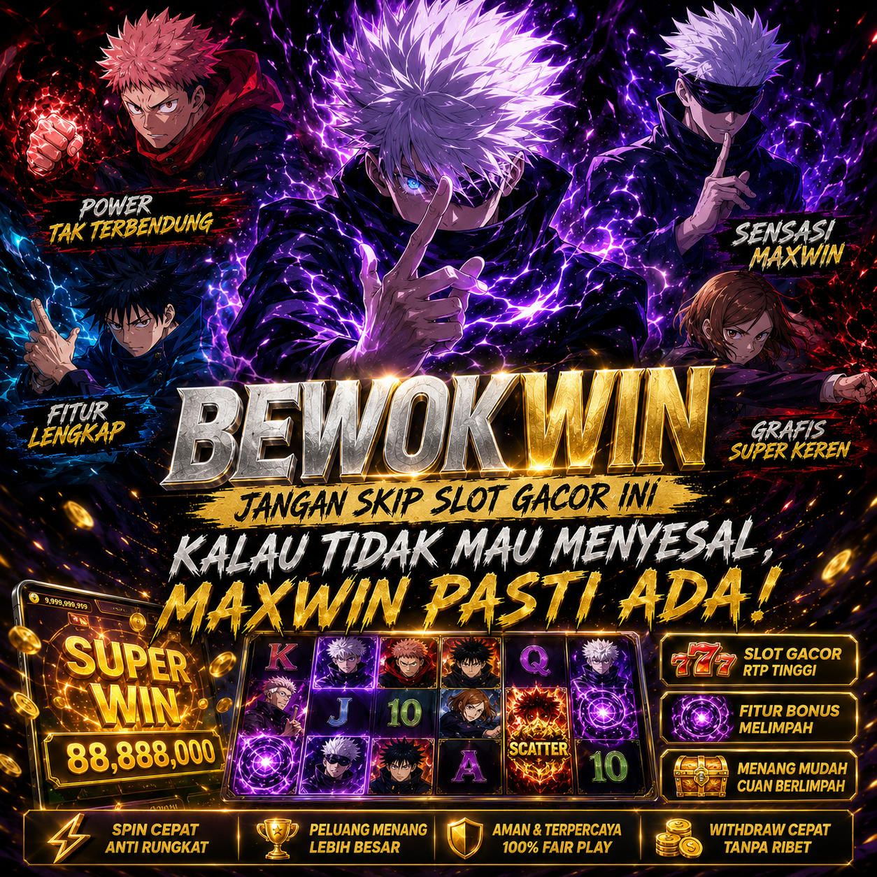 BEWOKWIN | Jangan Skip Slot Gacor Ini Kalau Tidak Mau Menyesal, Maxwin Pasti Ada
