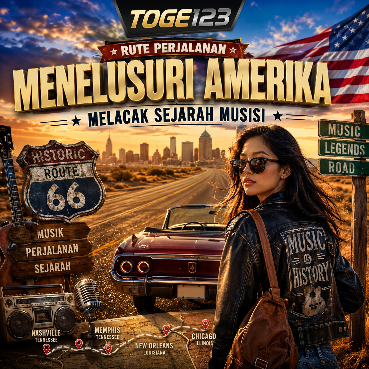 | TOGE123 | Rute Perjalanan Menelusuri Amerika Melacak Sejarah Musisi.