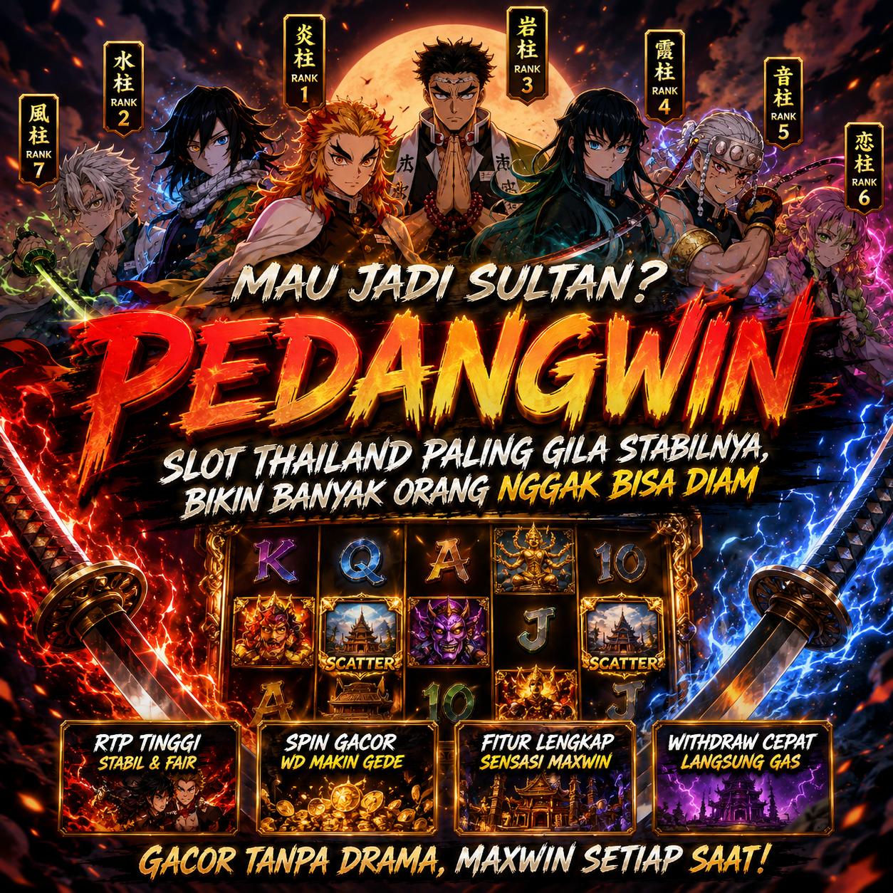 PEDANGWIN >>> Slot Thailand Paling Gila Stabilnya, Bikin Banyak Orang Nggak Bisa Diam