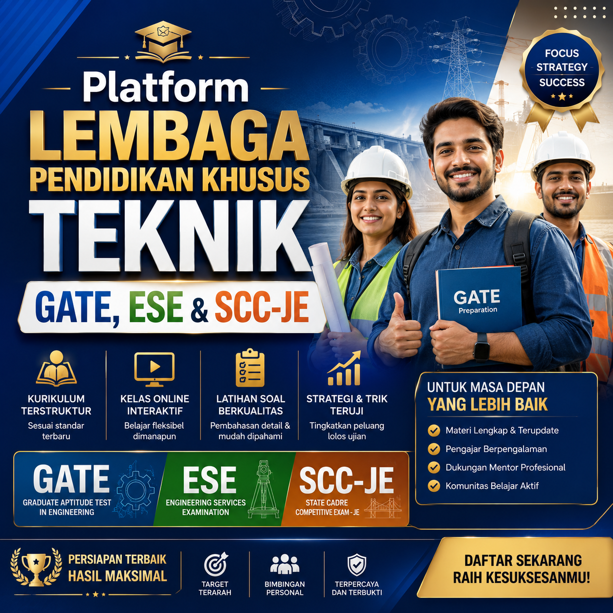 TOKEKWIN » Platform Lembaga Pendidikan Khusus Teknik GATE, ESE & SCC-JE.
