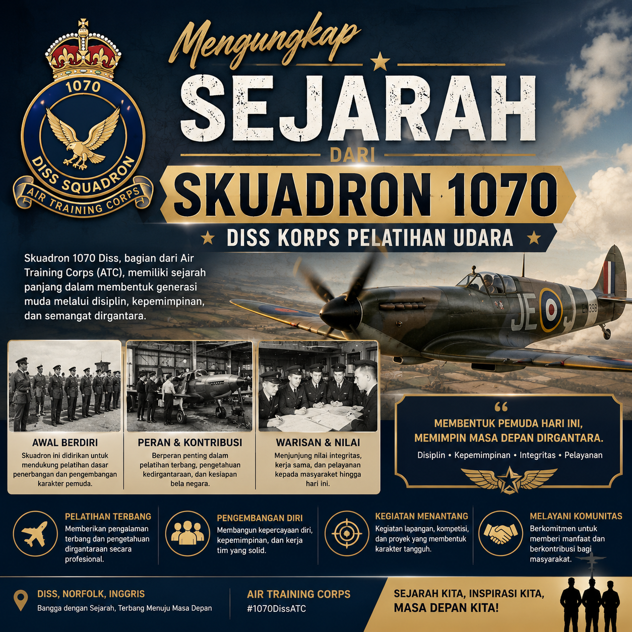 BENTO123 - Mengungkap sejarah dari Skuadron 1070 Diss Korps Pelatihan Udara
