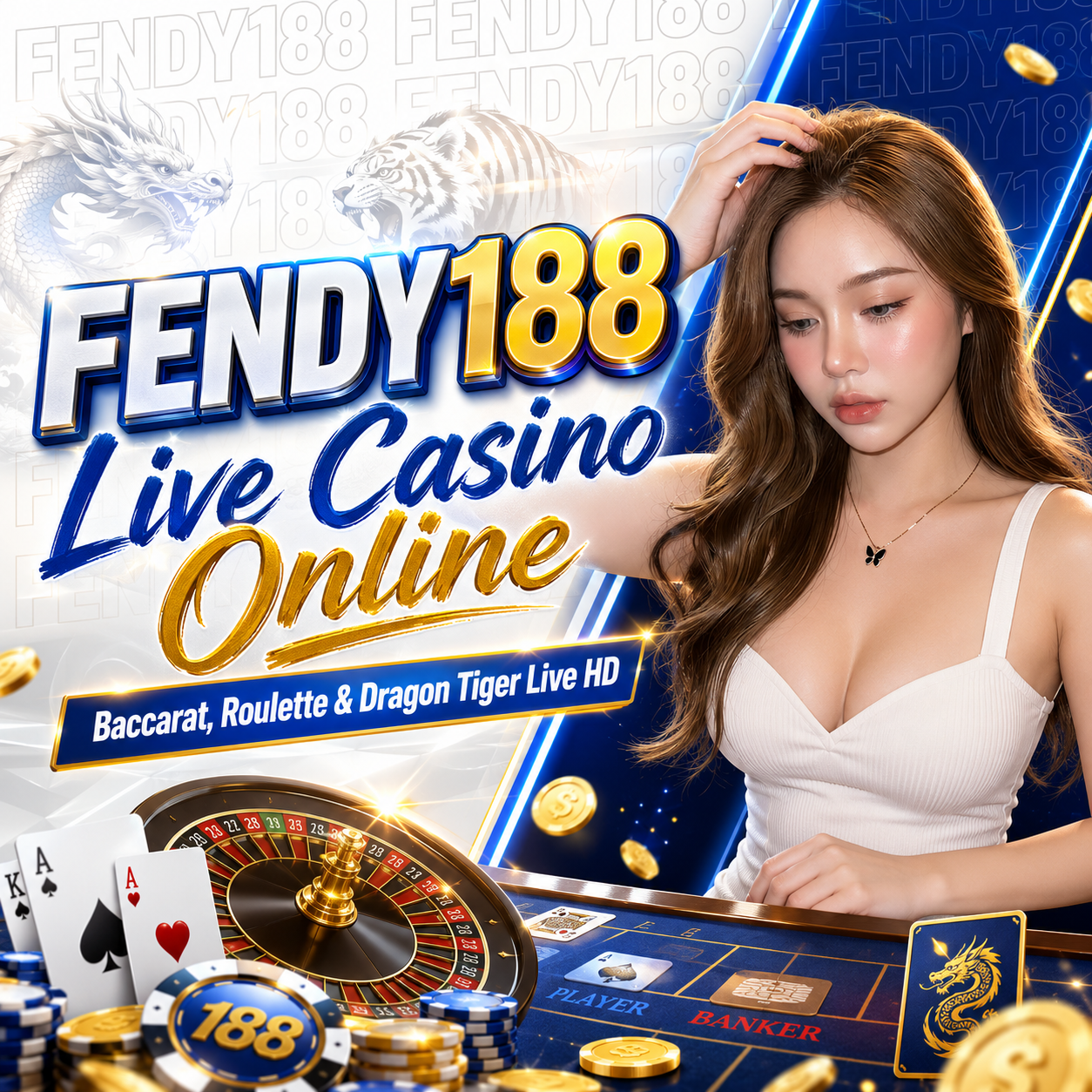 Live Casino Online Fendy188: Baccarat, Roulette & Dragon Tiger Live HD by Hey siriusly