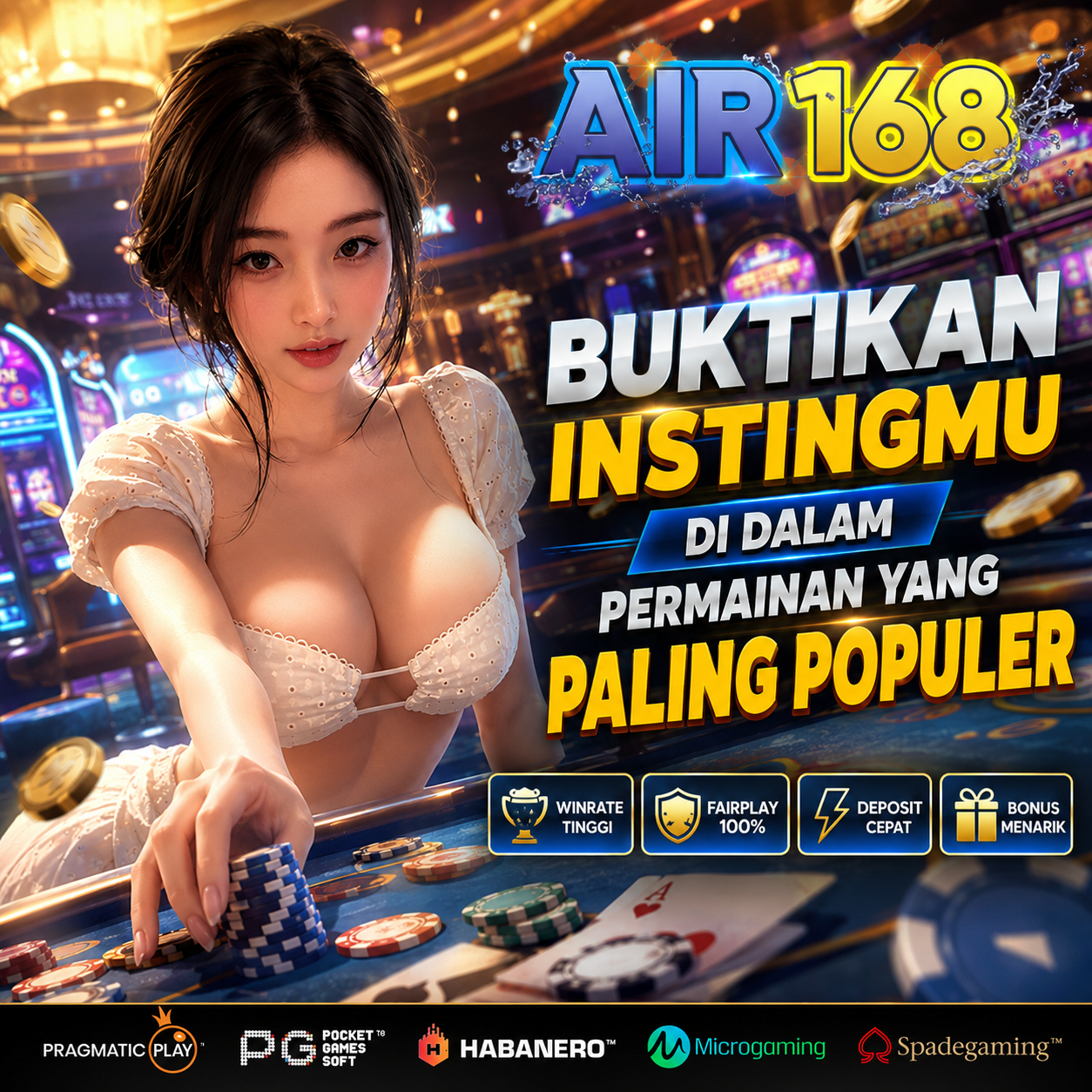 AIR168 >> Buktikan Instingmu di Dalam Permainan Yang Paling Populer.