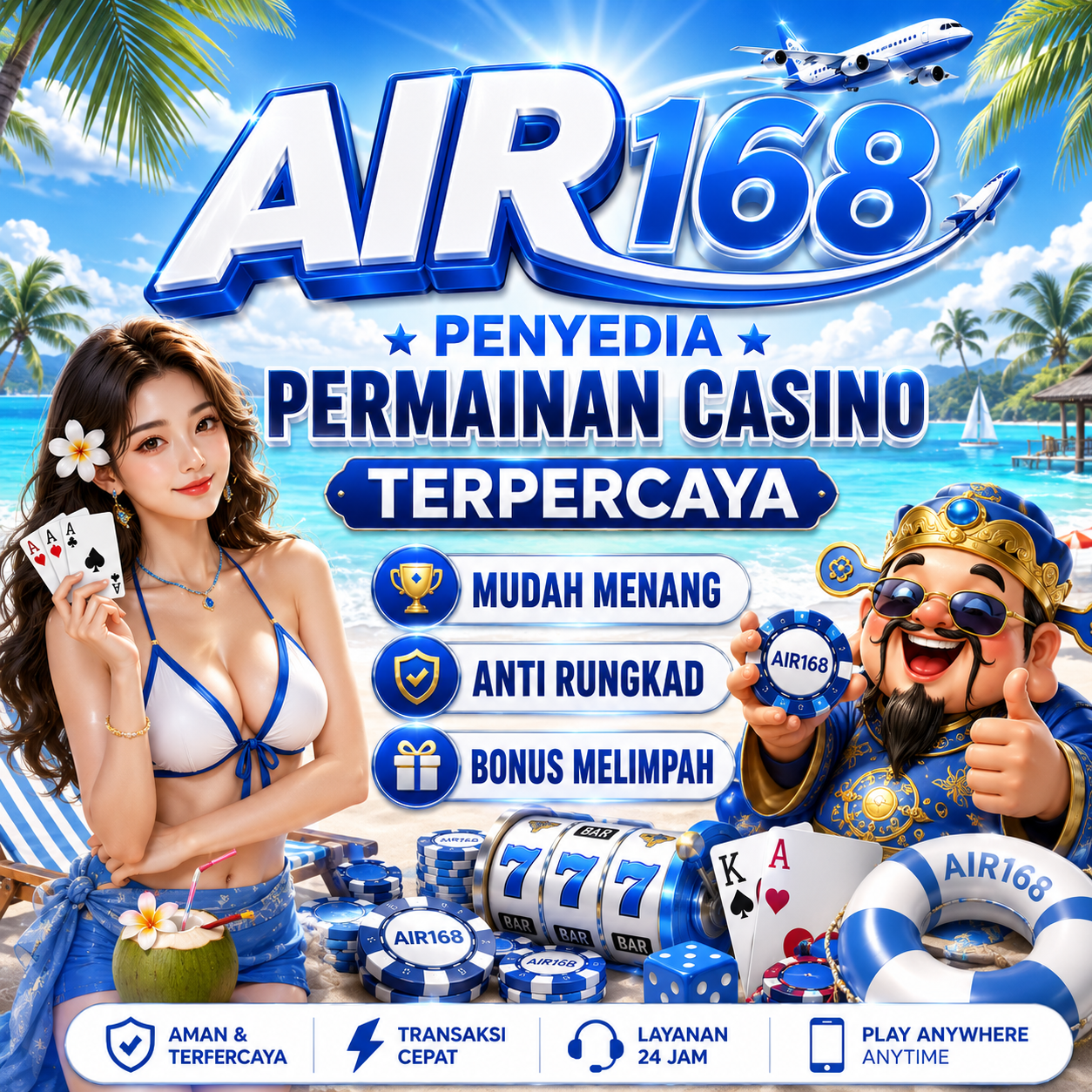 AIR168 ? Hadir dengan Konsep Online yang Modern dan Efisien.