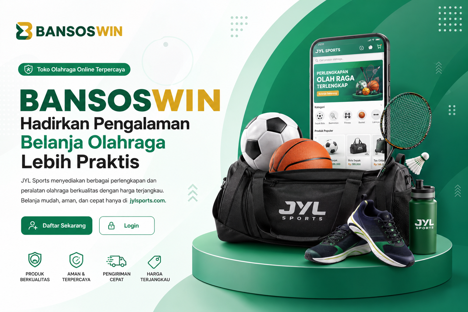 BANSOSWIN JYL Sports Hero Banner