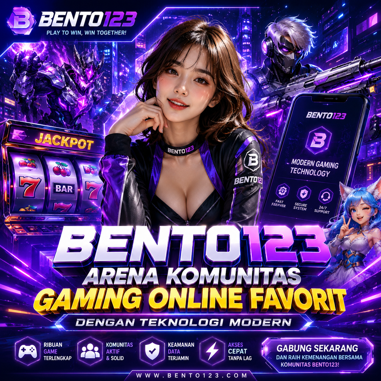 BENTO123 | Arena Komunitas Gaming Online Favorit dengan Teknologi Modern