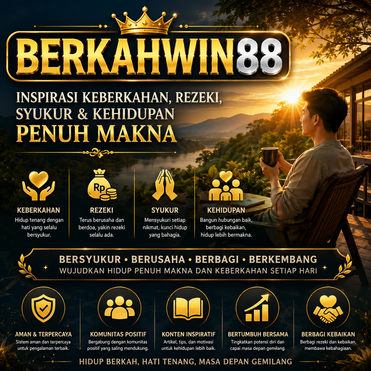 BERKAHWIN88 | Inspirasi Keberkahan, Rezeki, Syukur & Kehidupan Penuh Makna - WooCommerce eCommerce