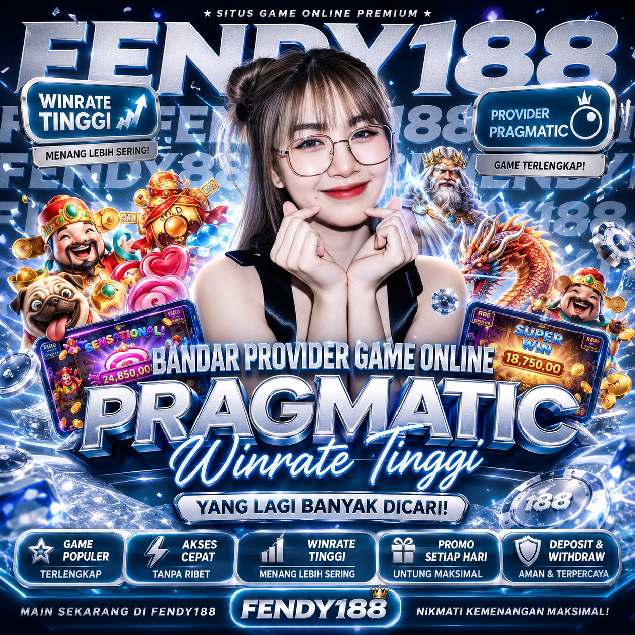 FENDY188 | Bandar Provider Game Online Pragmatic dengan Winrate Tinggi yang Lagi Banyak Dicari by Hey siriusly