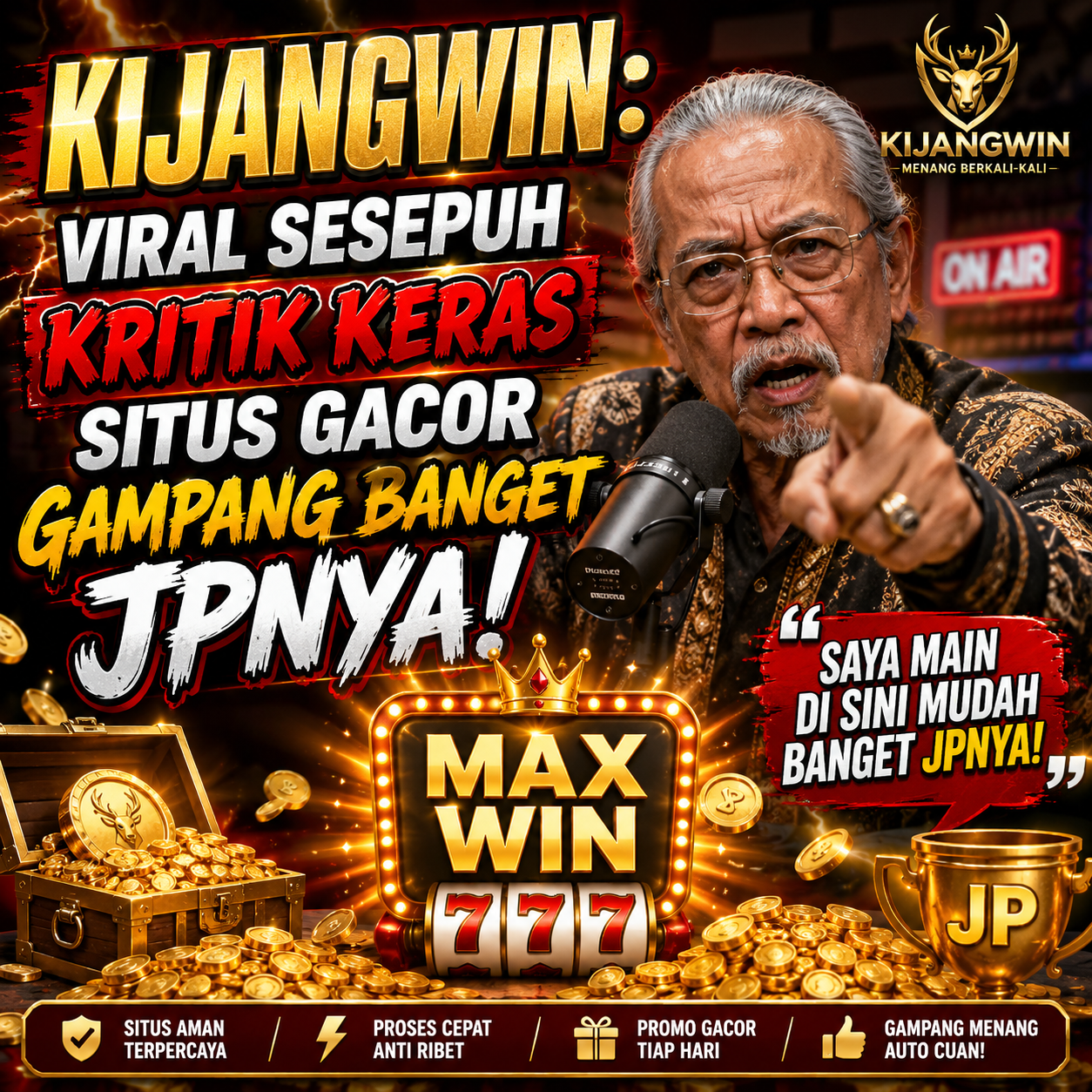 KIJANGWIN: Viral Sesepuh Kritik Keras Situs Gacor Gampang Banget JPnya! - WooCommerce eCommerce