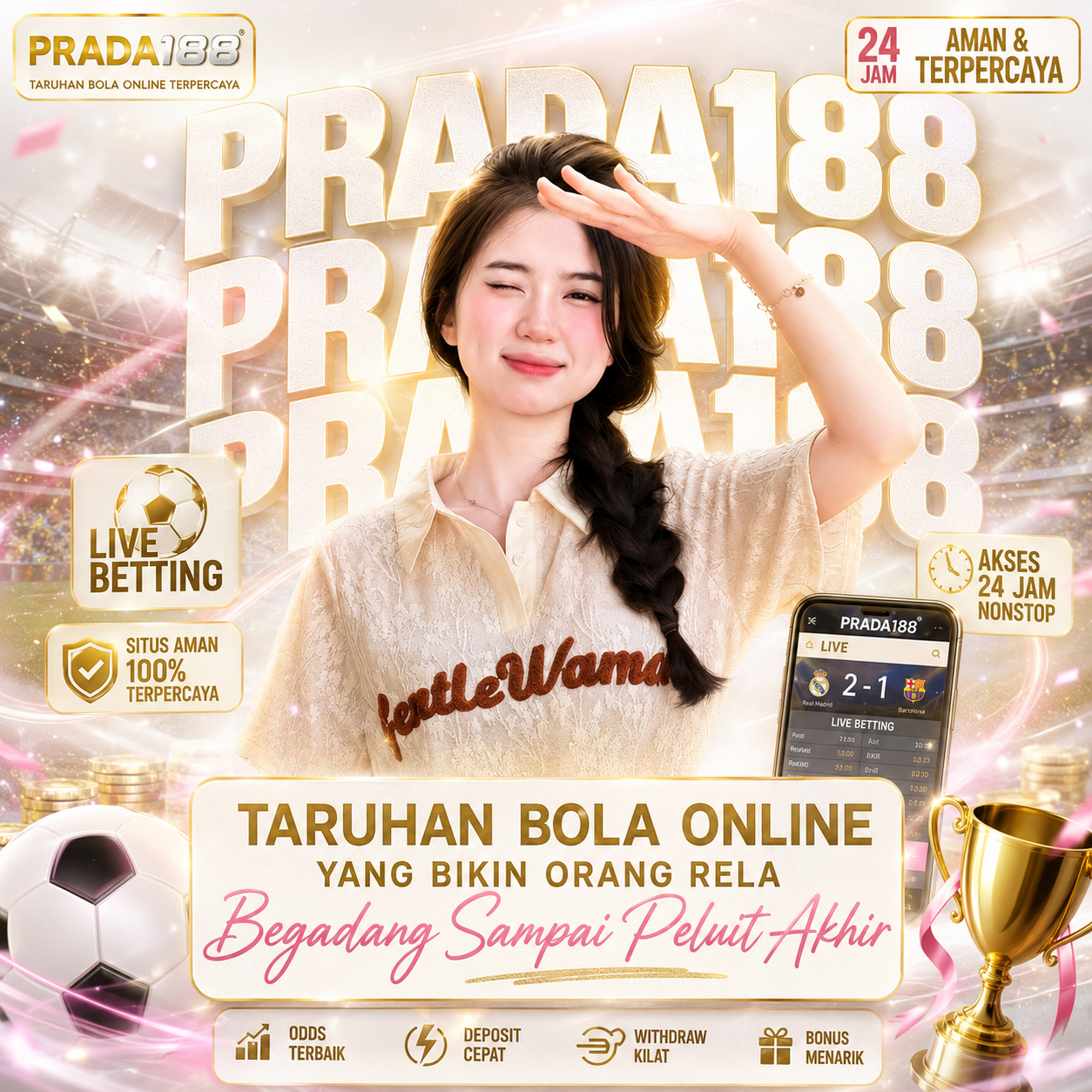 PRADA188 | Taruhan Bola Online yang Bikin Orang Rela Begadang Sampai Peluit Akhir