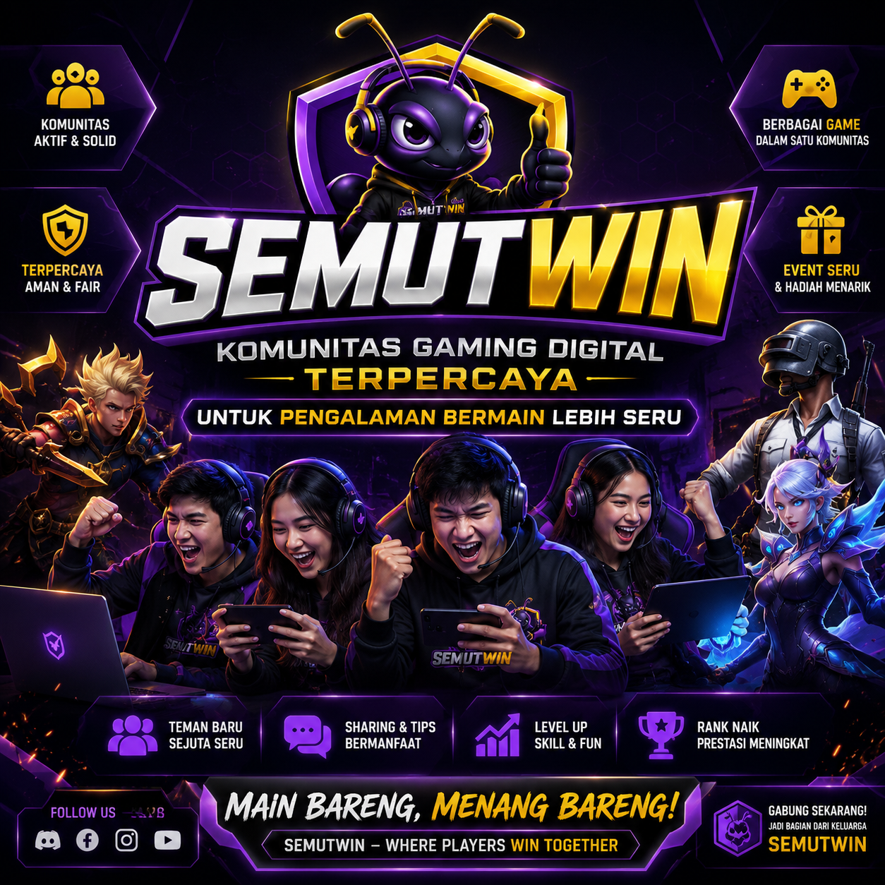 SEMUTWIN ★ Komunitas Gaming Digital Terpercaya untuk Pengalaman Bermain Lebih Seru