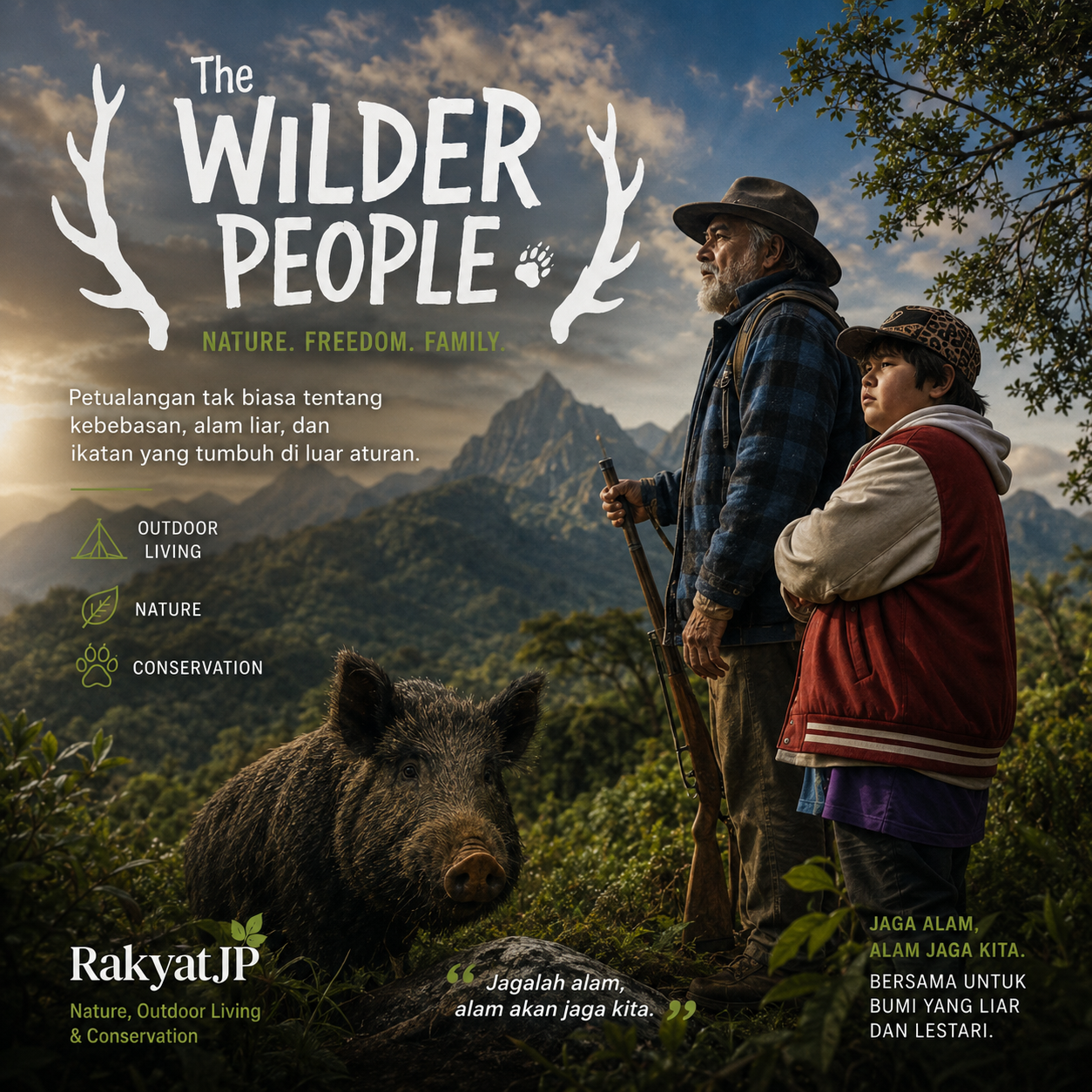 The Wilder People RakyatJP | Nature, Outdoor Living & Conservation