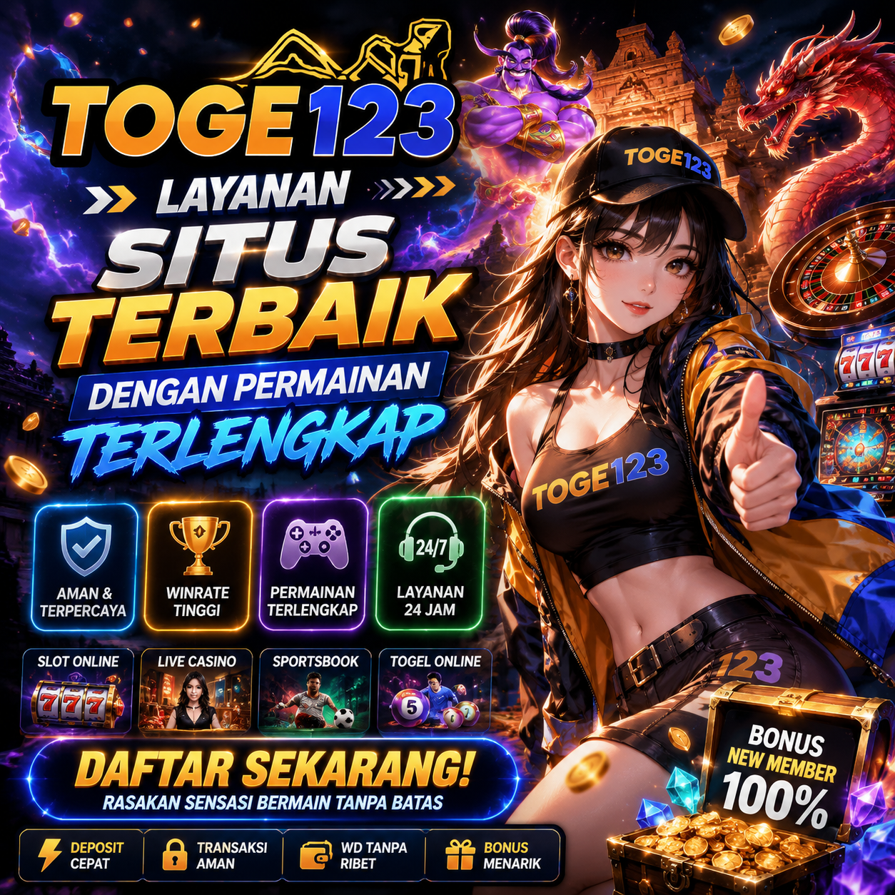 TOGE123 : Sajian Hiburan Digital dengan Konsep Modern