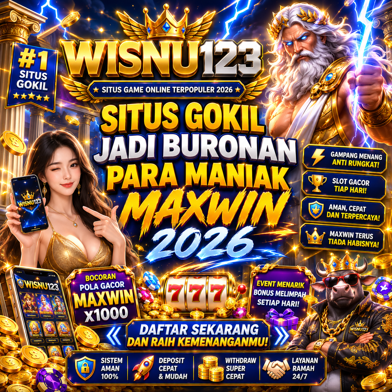 WISNU123: Situs Gokil Jadi Buronan Para Maniak Maxwin 2026 - WooCommerce eCommerce