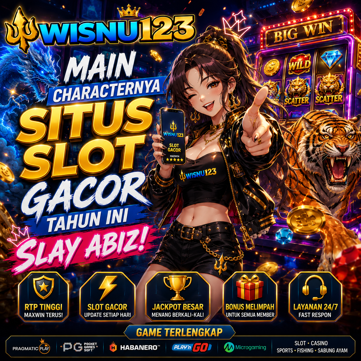 WISNU123 Main Characternya Situs Slot Gacor Tahun Ini Slay Abiz!