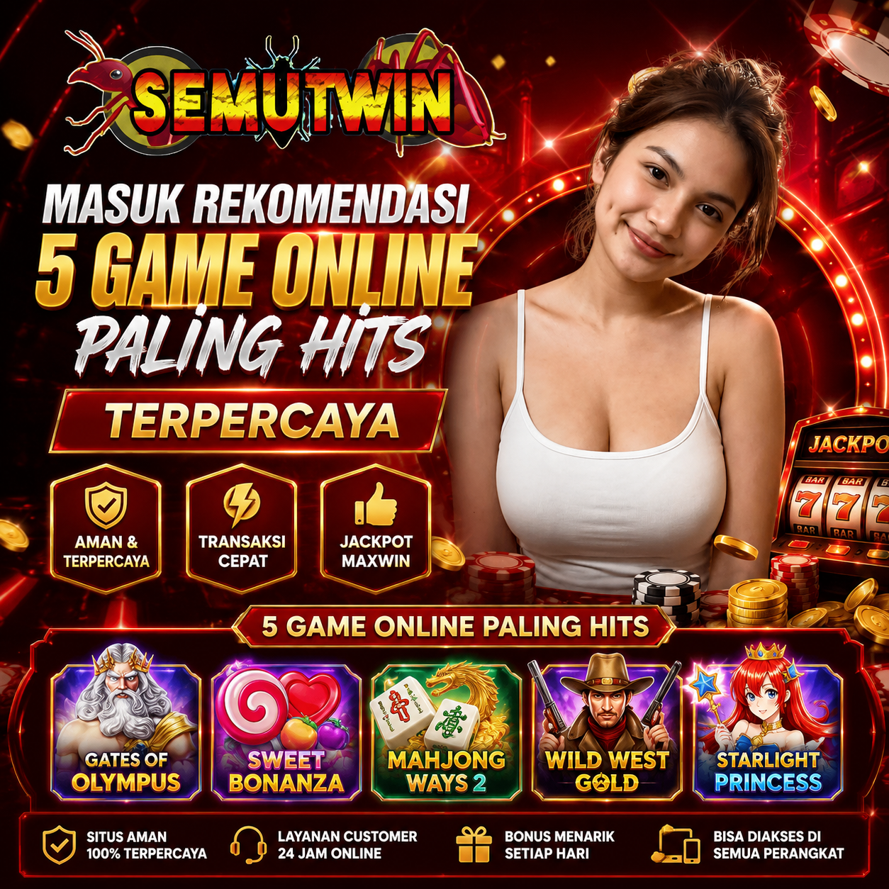 SEMUTWIN : Buka Referensi Slot Online dengan Pilihan Game Favorit