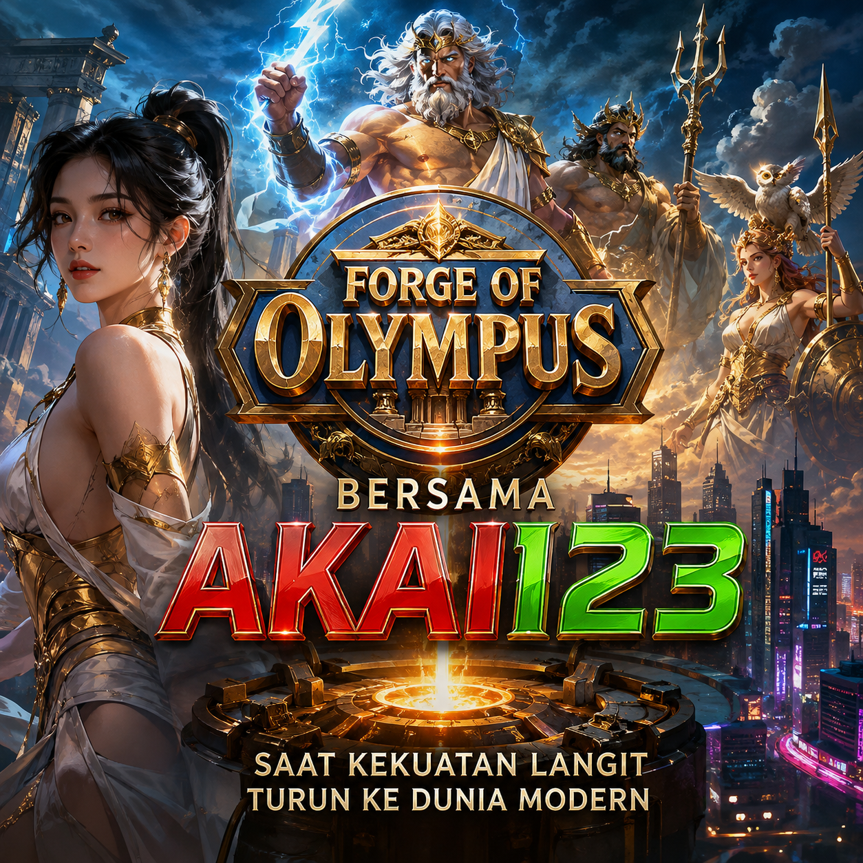Forge of Olympus Bersama AKAI123, Saat Kekuatan Langit Turun ke Dunia Modern